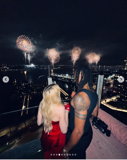 A photo of Madonna and Akeem celebrating 4th of July posted on July 5, 2024 | Source: Instagram/madonna