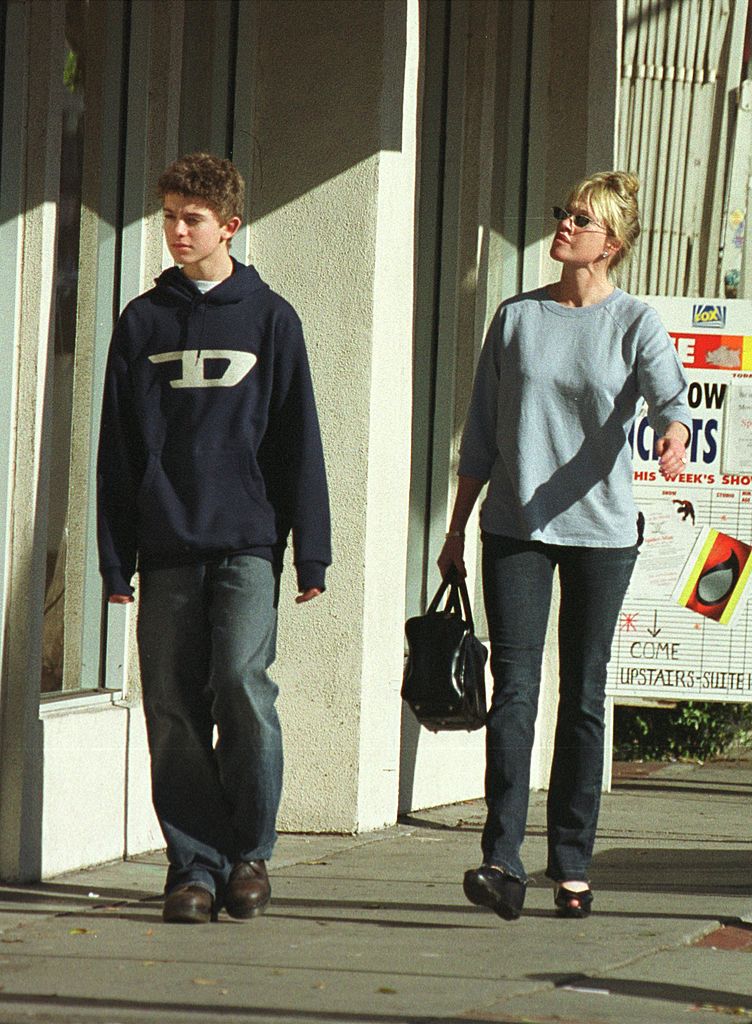 Melanie Griffith spends a day shopping with her son, Alexander | Getty Images