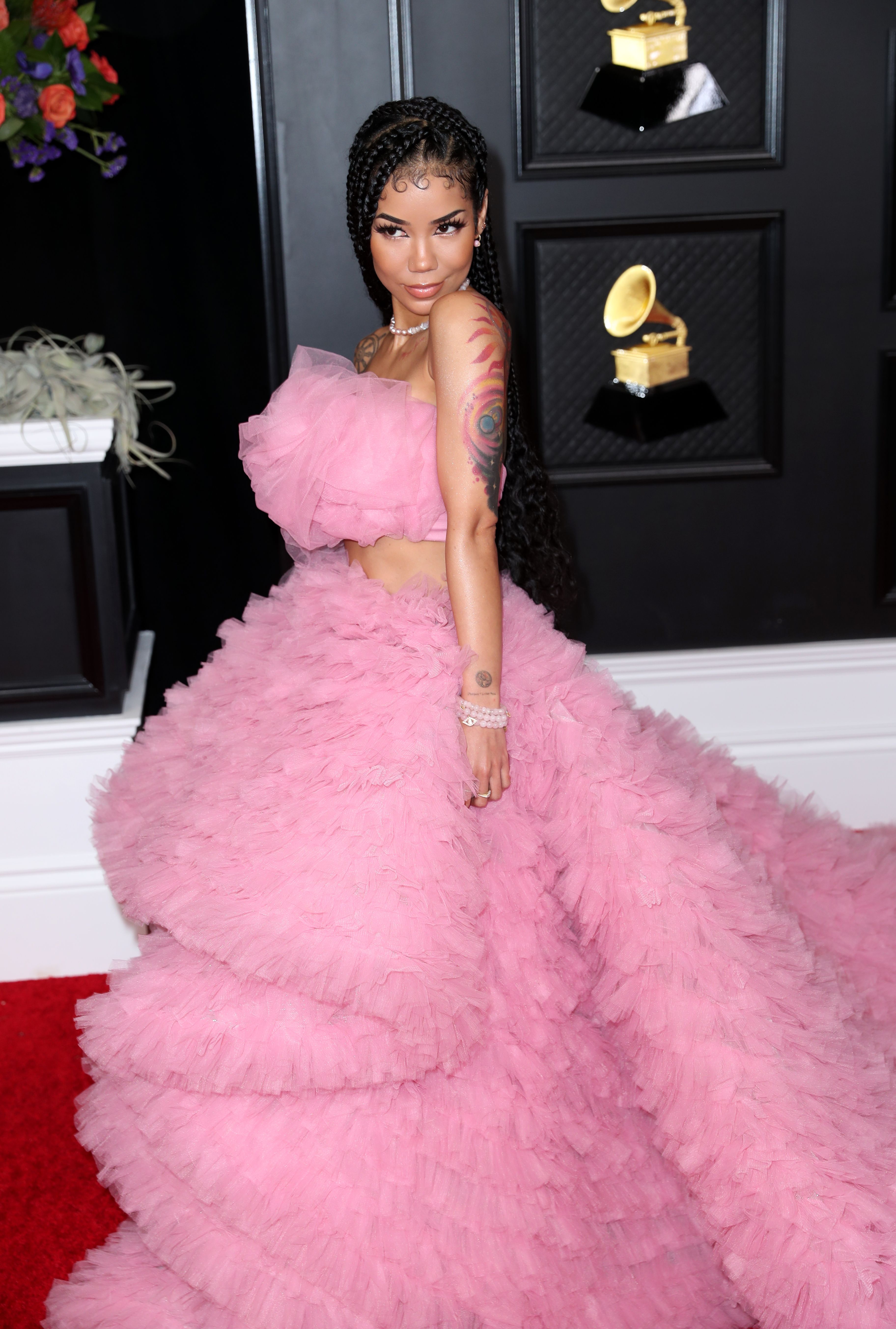  Jhené Aikoon at the 63rd Annual Grammy Awards on March 14, 2021 in Los Angeles | Source: Getty Images