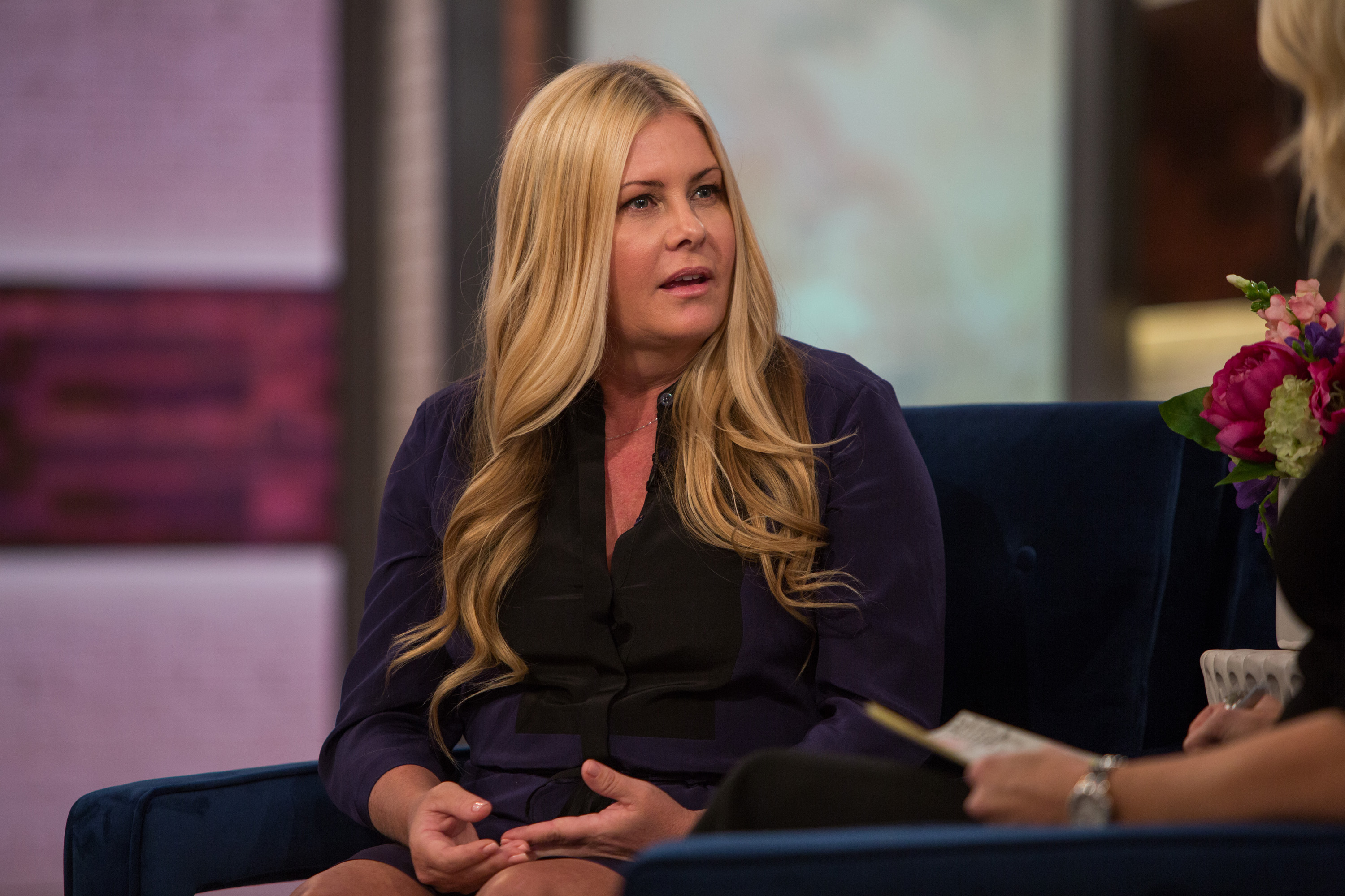 Nicole Eggert on "Megyn Kelly Today" on January 30, 2018. | Source: Getty Images