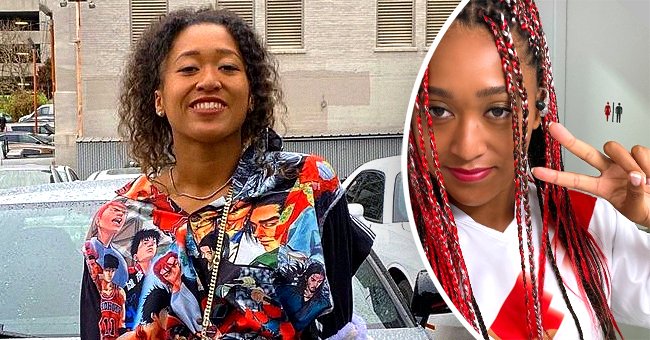 Tennis Star Naomi Osaka Looks Happy Rocking Fiery Red Braids in BTS ...