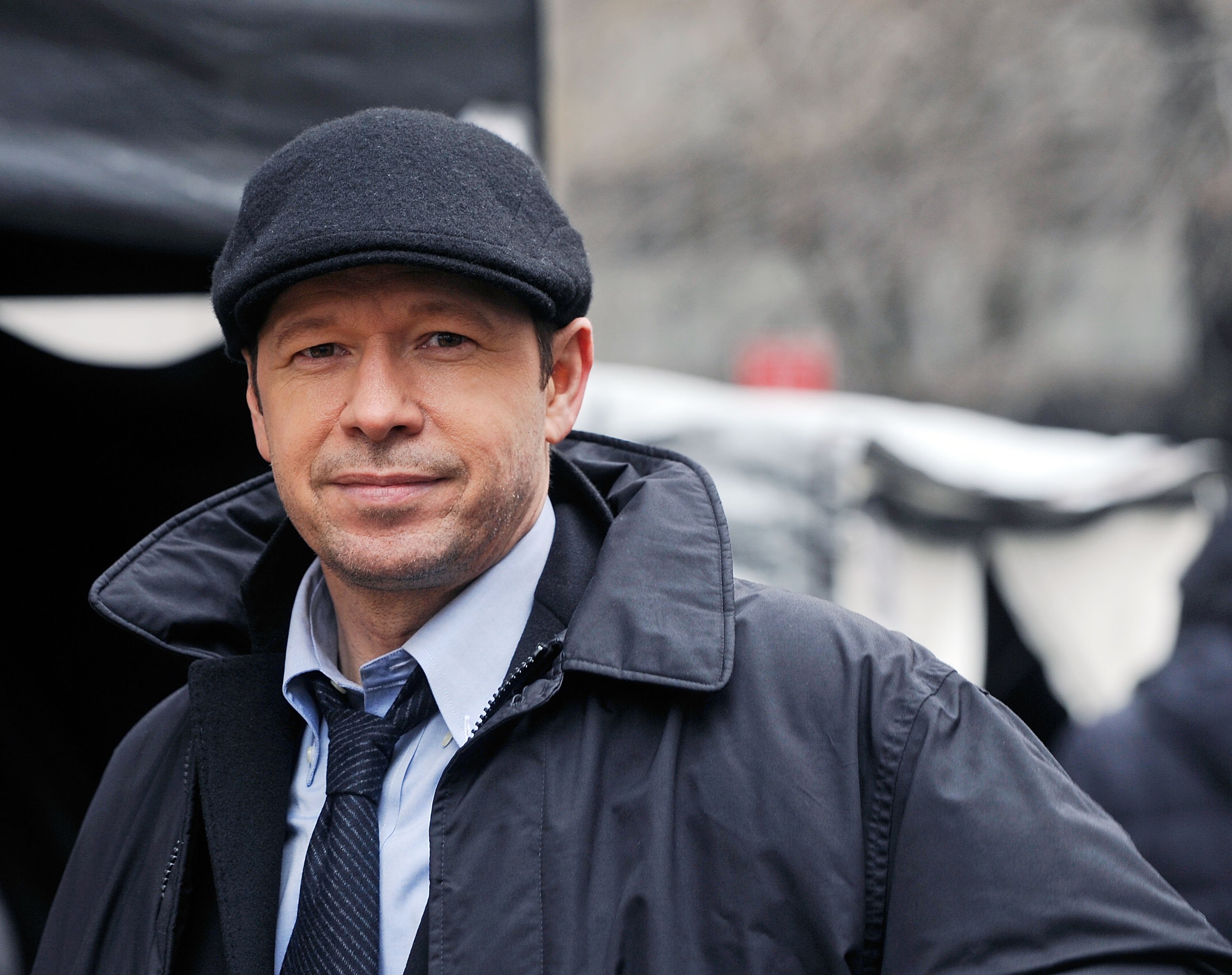 Donnie Wahlberg filming on location for "Blue Bloods"on March 1, 2012 in New York | Photo: GettyImages