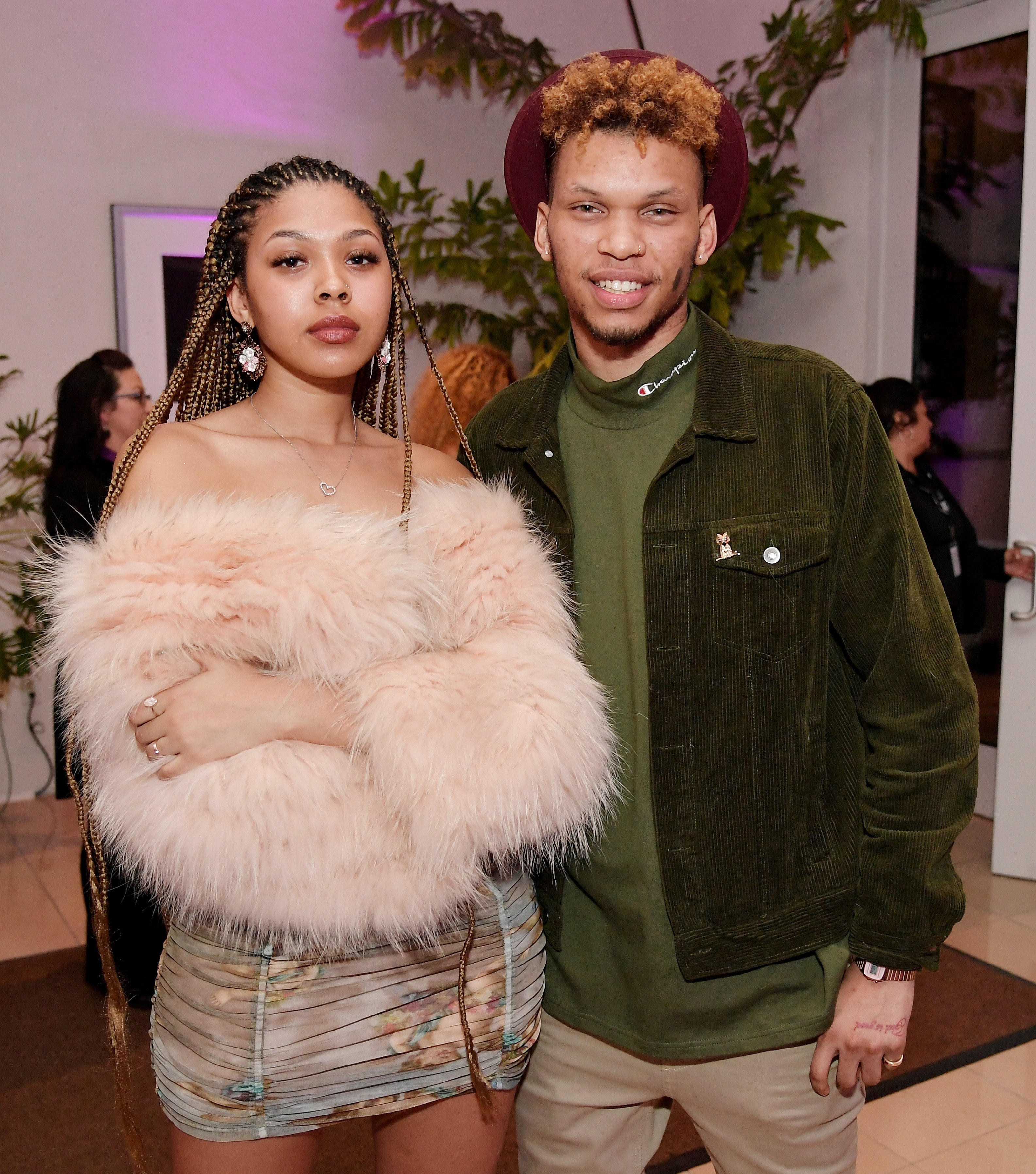 Victorie Franklin and Jordan Franklin at the Pre-GRAMMY Gala on February 9, 2019 | Source: Getty Images