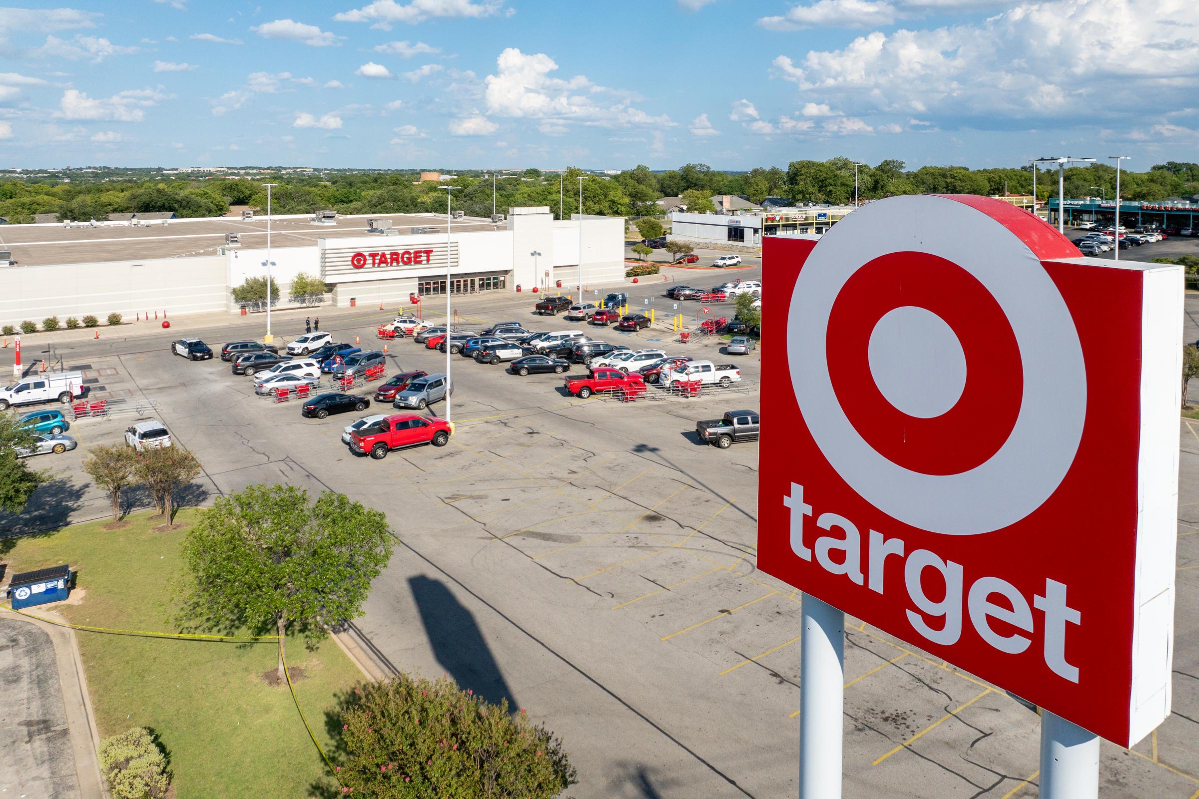 Aerial view of the north Austin Target where three people were killed on August 11, 2025 | Source: Getty Images