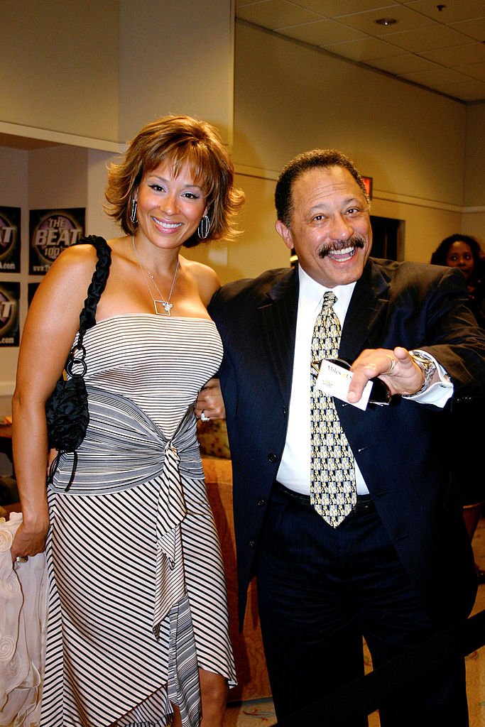 Judge Joe Brown and his wife arrive as presenter at the Fourth Annual Hoodie Awards at the MGM Grand Garden Arena in the MGM Grand Hotel on June 26, 2004. | Photo: Getty Images