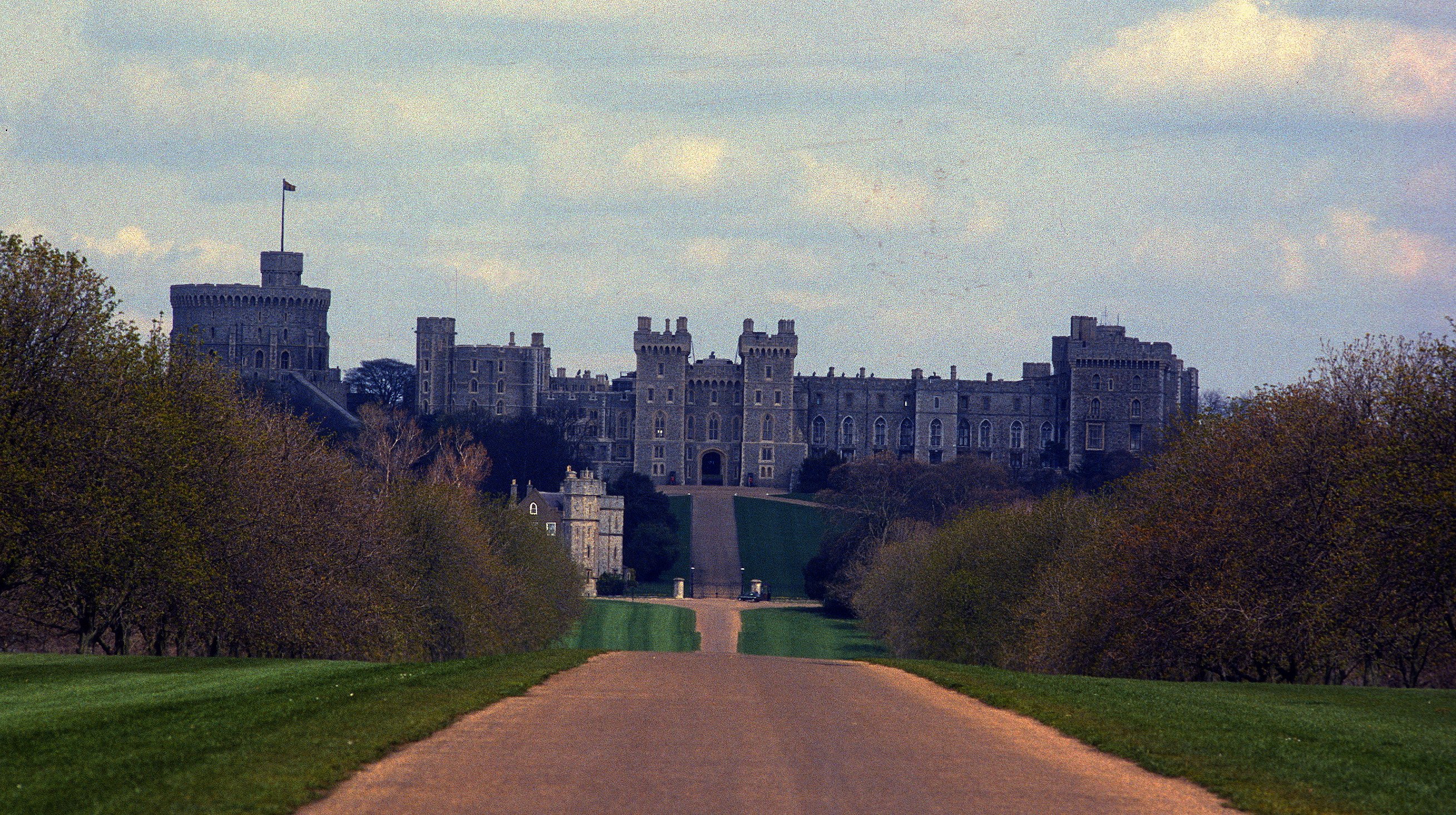 Kraliçe II. Elizabeth'in Windsor Kalesi'ndeki evi 1 Ağustos 2000'de Windsor, İngiltere'de görüntülendi |  Kaynak: Getty Images
