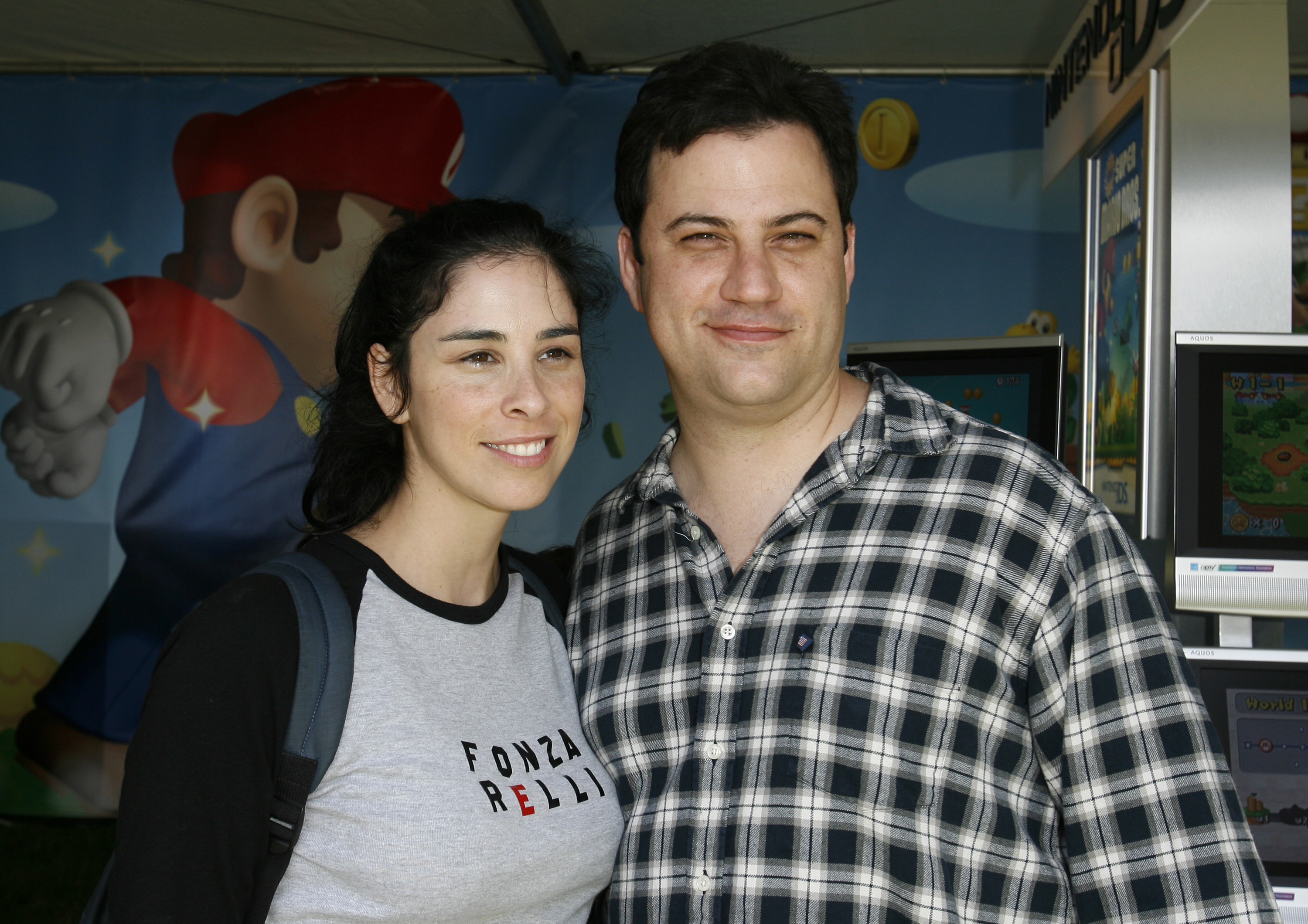 Sarah Silverman and Jimmy Kimmel are seen at the Elizabeth Glaser Pediatric AIDS A Time For Heros Carnival at Wadsworth Theater in Los Angeles, California on June 11, 2006 | Source: Getty Images