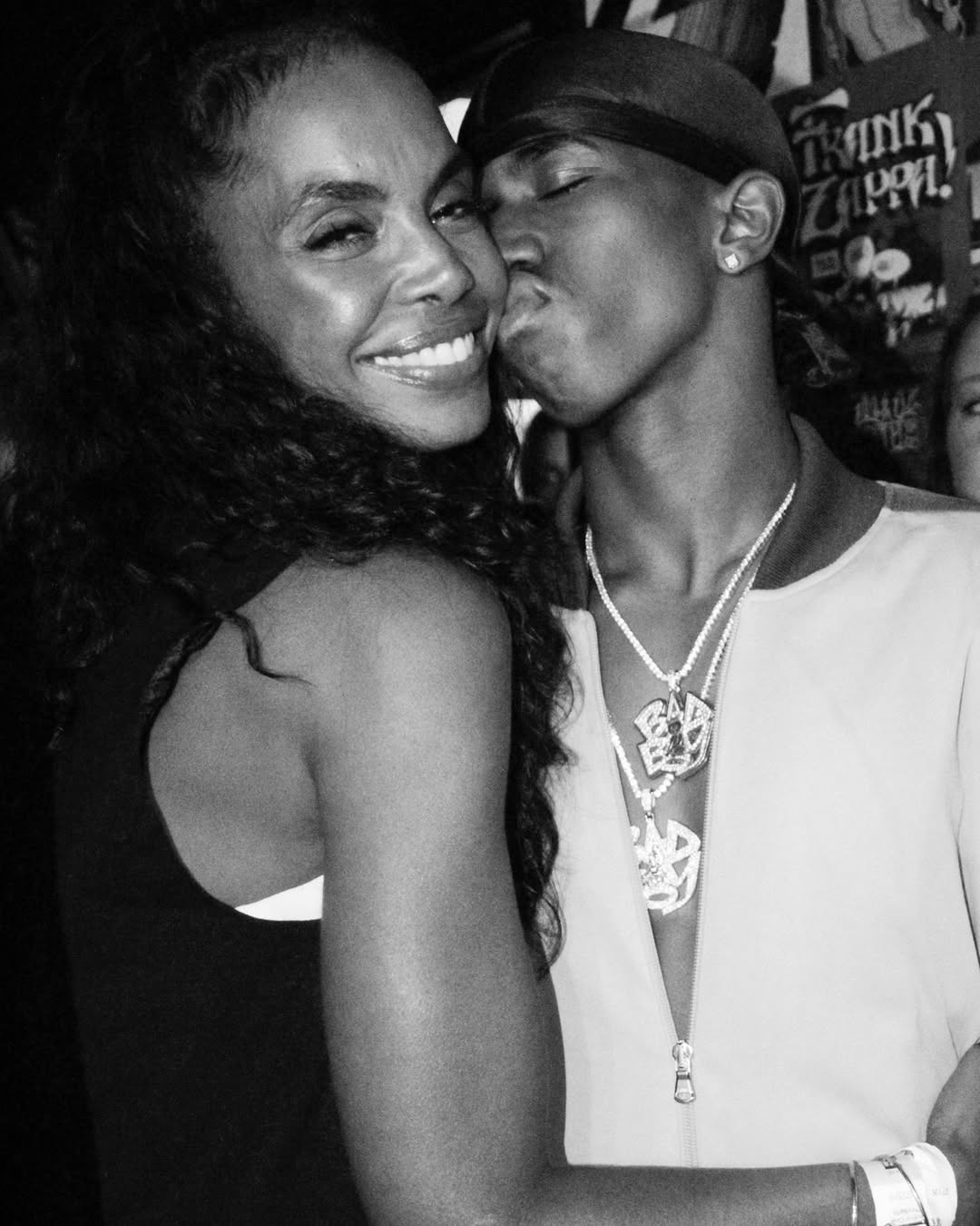 Christian Combs and Kim Porter posing for a photo, dated November 2022 | Source: Instagram/kingcombs
