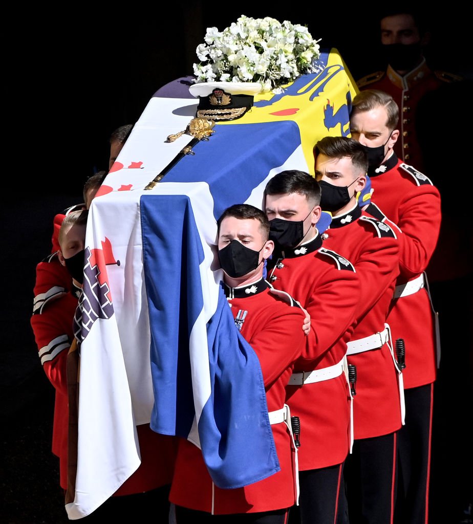 Le cercueil du prince Philip. | Photo : Getty Images