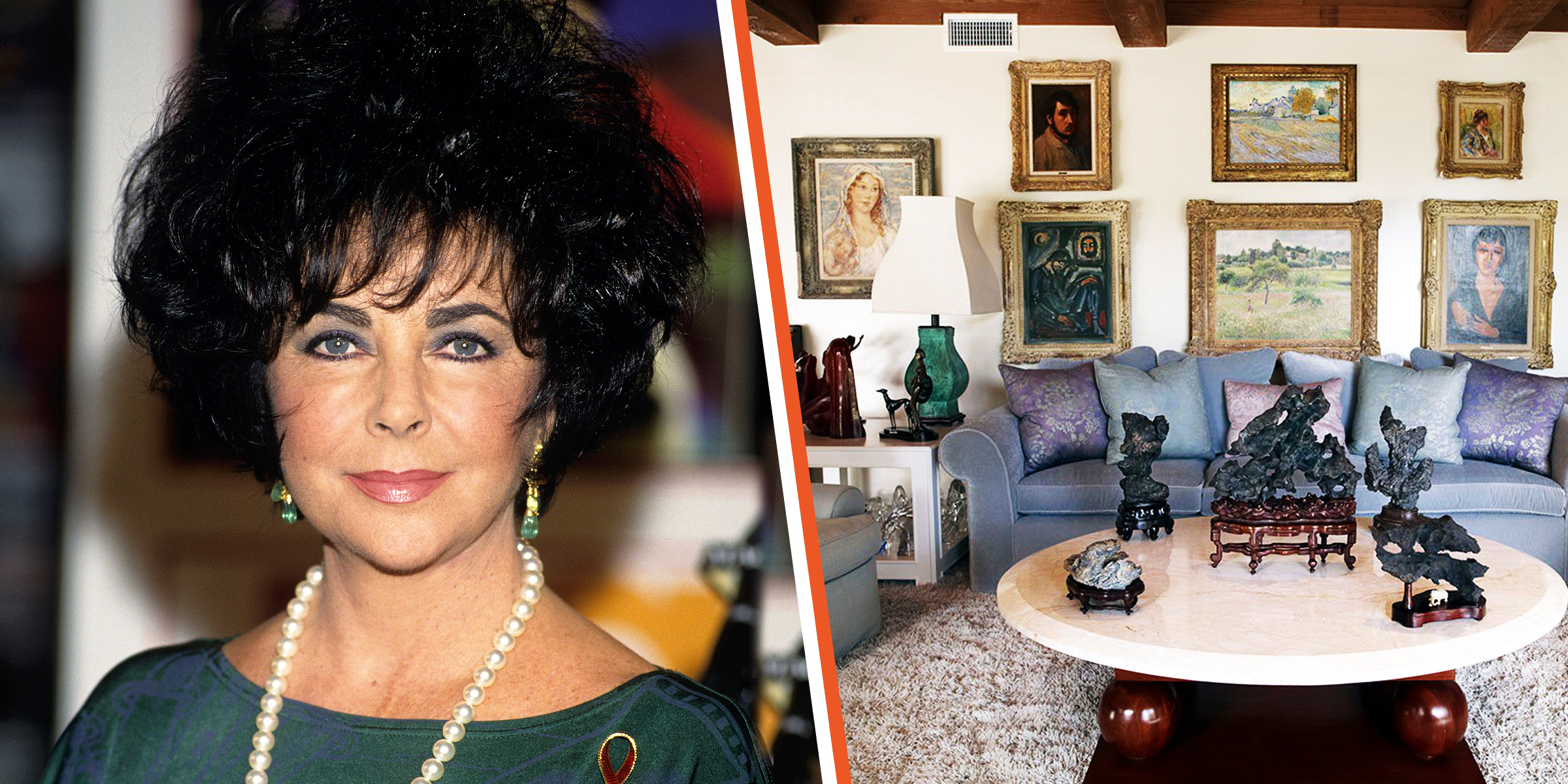 Elizabeth Taylor | Her home in Los Angeles | Source: Getty Images | Twitter.com/Slate