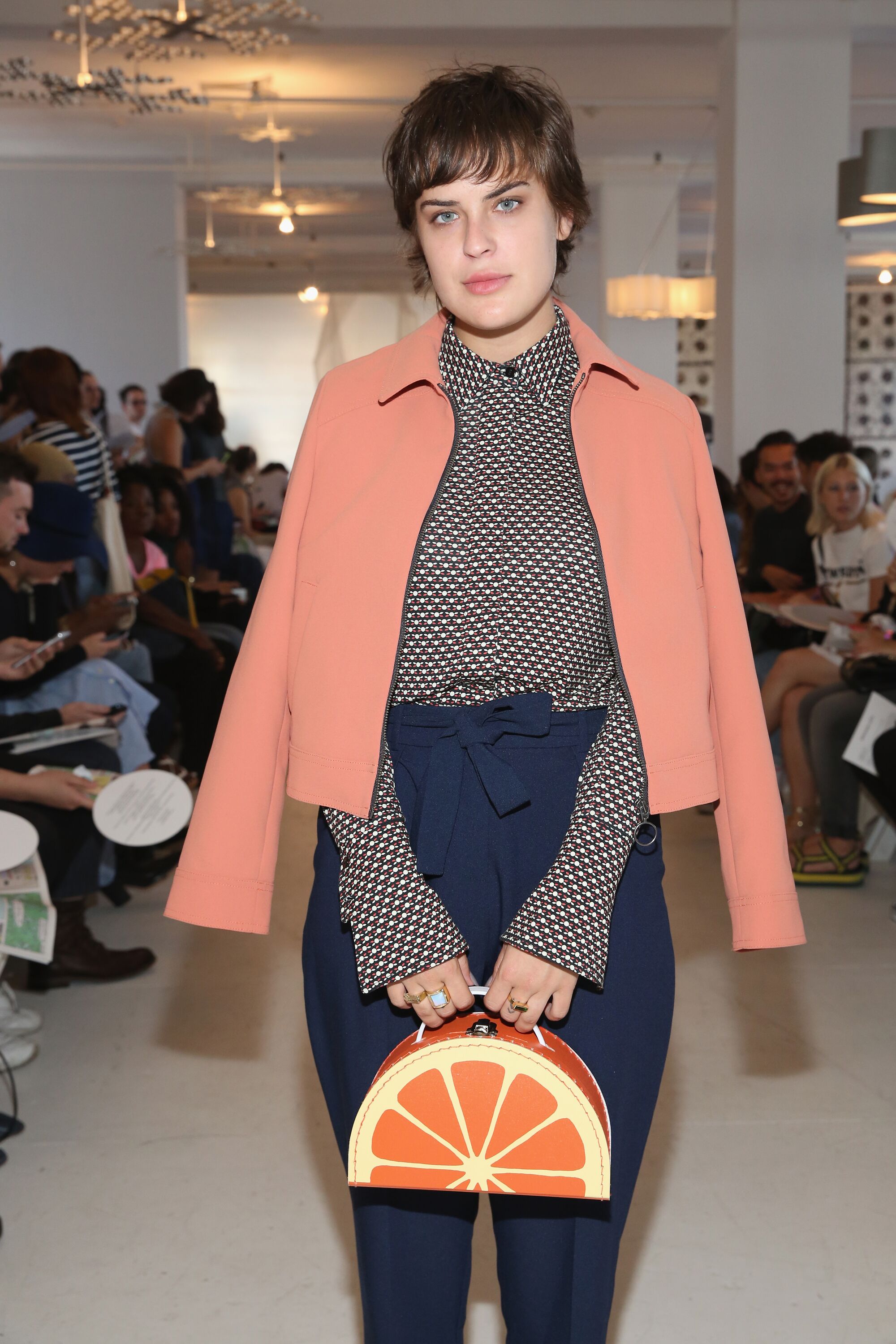 Tallulah Willis attends the Eckhaus Latta fashion show during Spring 2016 New York Fashion Week. | Source: Getty Images