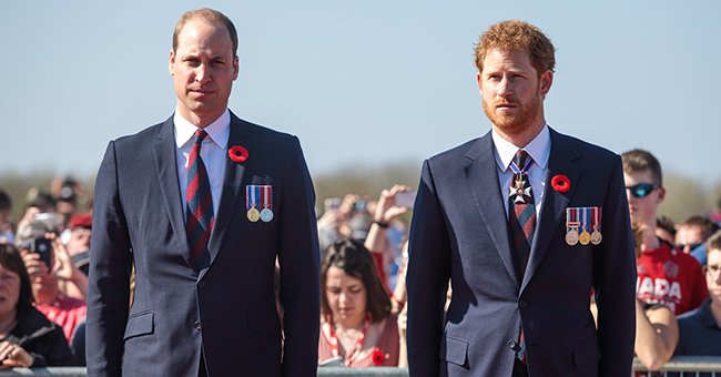 Prince William and Prince Harry pictured at the Canadian National Vimy Memorial, 2017, Vimy, France. | Photo: Getty Images