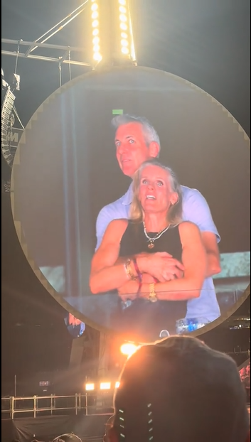 Andrew Byron and Kristin Cabot, from a post dated July 17, 2025 | Source: Tiktok/@instaagraace