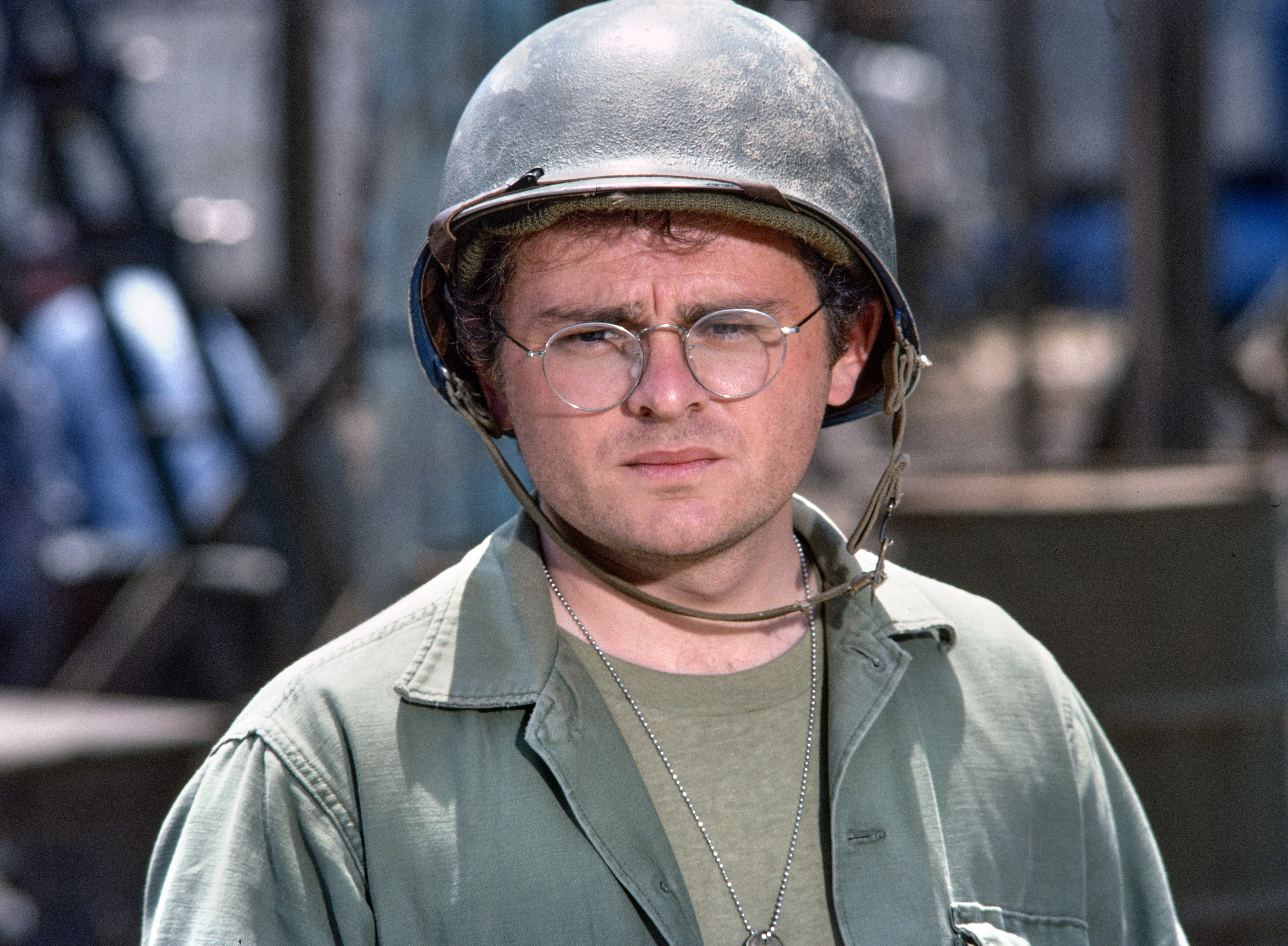 Gary Burghoff in his role as Cpl. Walter 'Radar' O'Reilly on the CBS television sitcom, "M*A*S*H," on 1977 | Source: Getty Images