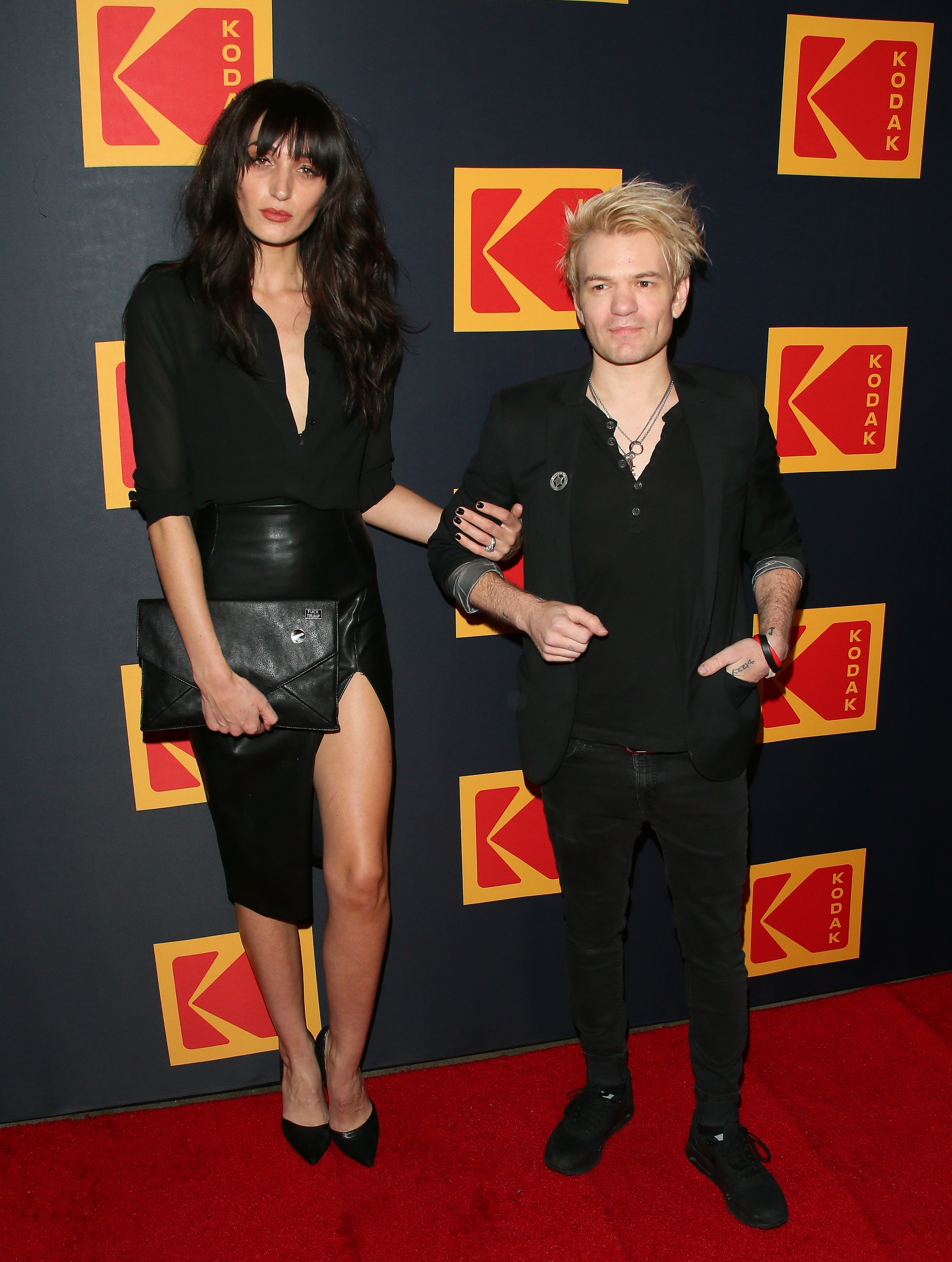 Ariana Cooper and Deryck Whibley attend the 3rd annual Kodak Awards at Hudson Loft on February 15, 2019 in Los Angeles, California. | Source: Getty Images