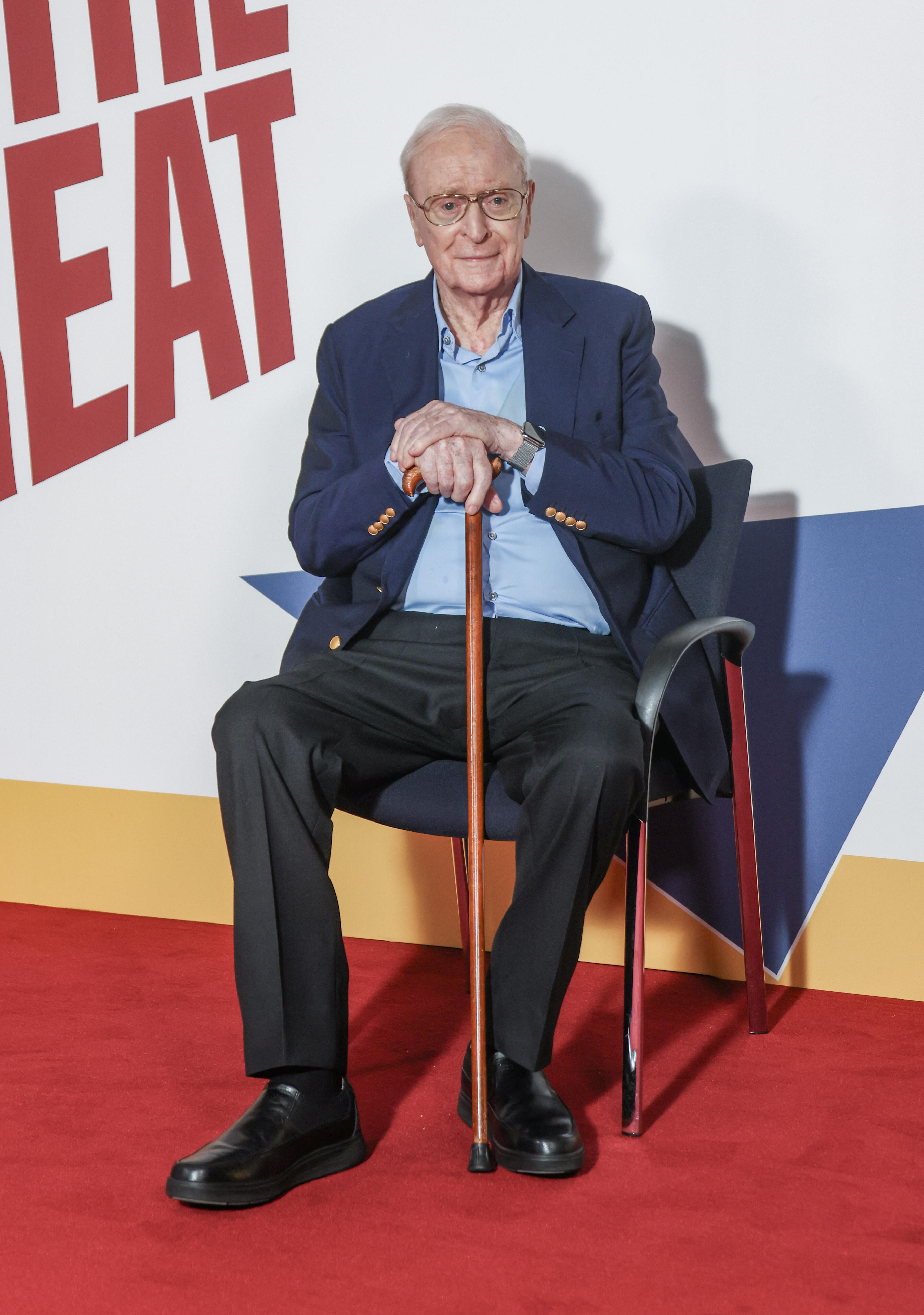 Sir Michael Caine at the world premiere of "The Great Escaper," September 2023 | Source: Getty Images