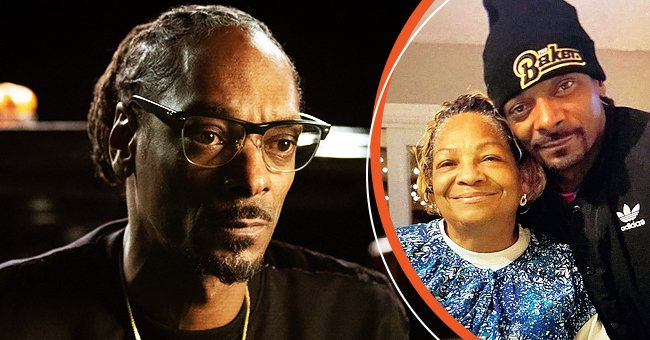A picture of rapper Snoop Dogg and his late mother, Beverly Tate | Photo: Getty Images, instagram.com/snoopdogg