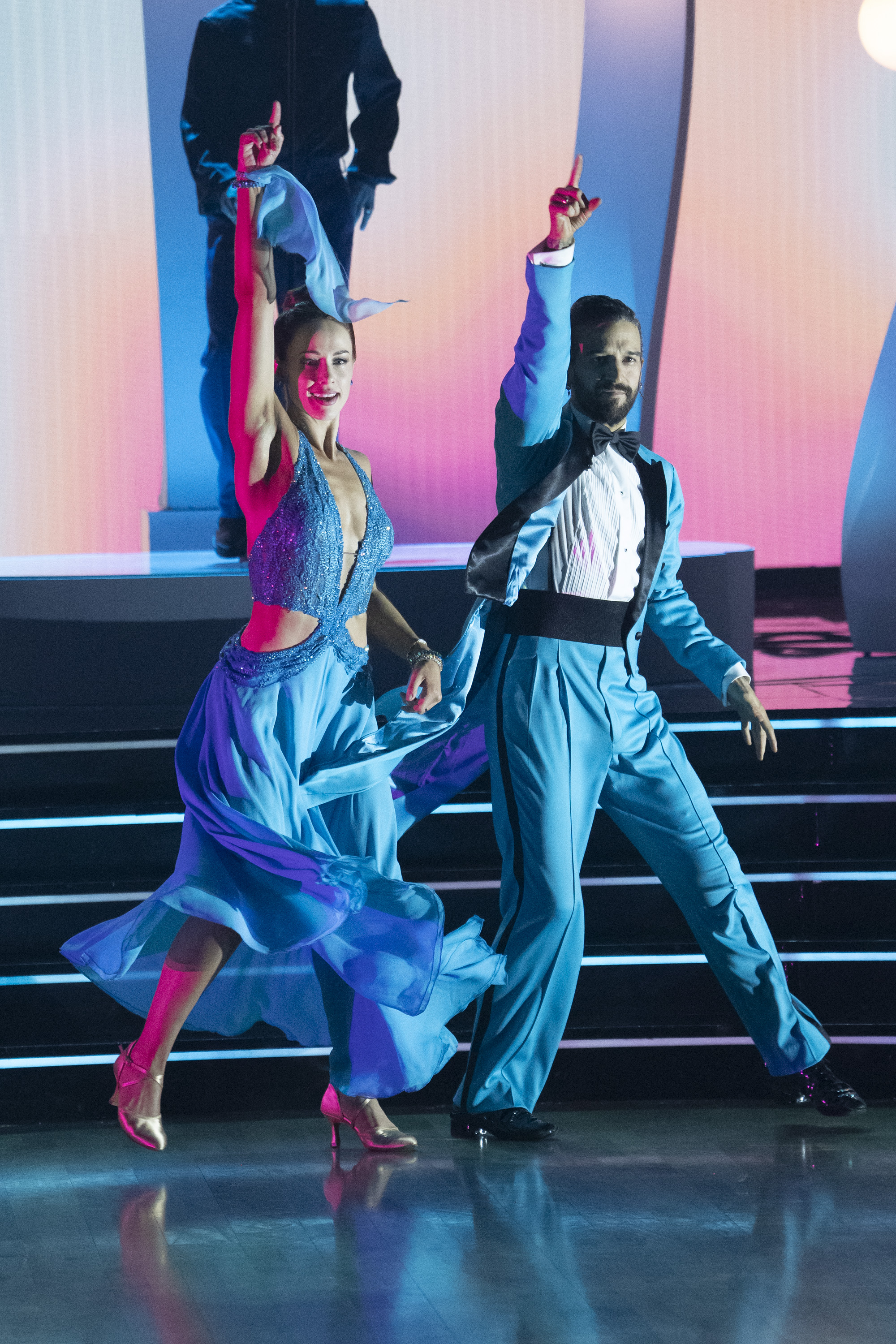 Whitney Leavitt and Mark Ballas perform on "Dancing with the Stars" on November 18, 2025 | Source: Getty Images