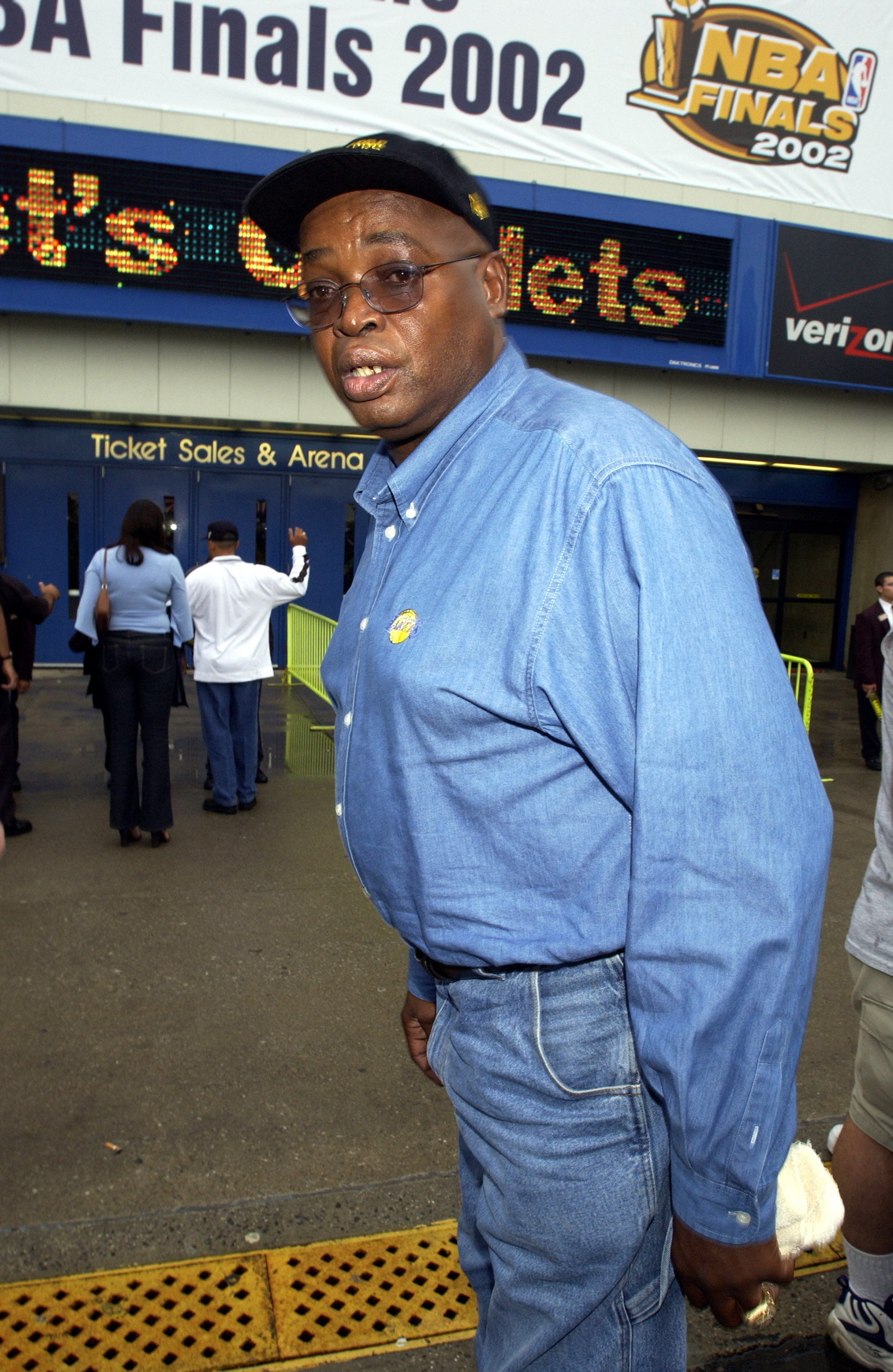 Philip Arthur Harrison attends Game 4 of the NBA Finals with the Los Angeles Lakers and the New Jersey Nets in 2002. | Source: Getty Images