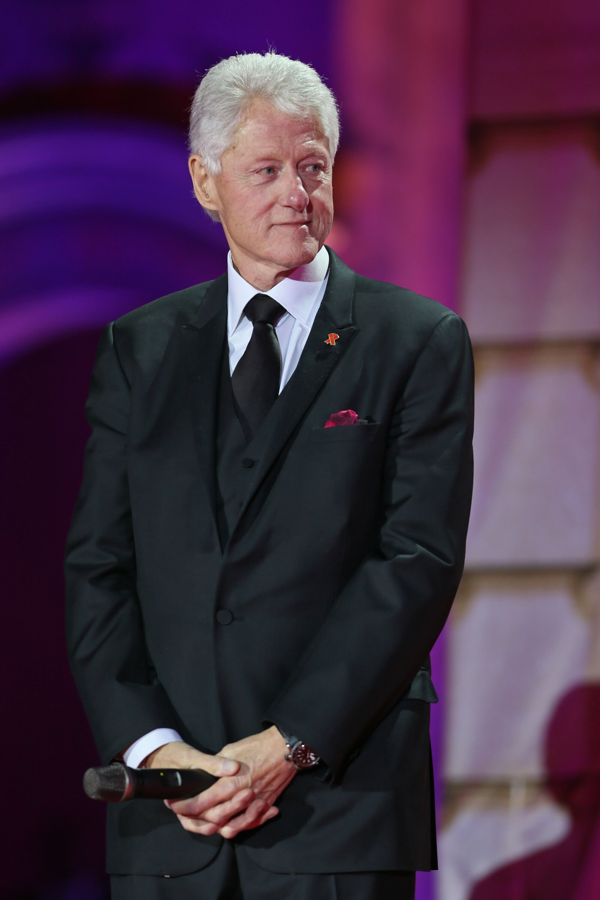 Bill Clinton attends the 'Life Ball 2013 - Show' at City Hall. | Source: Getty Images