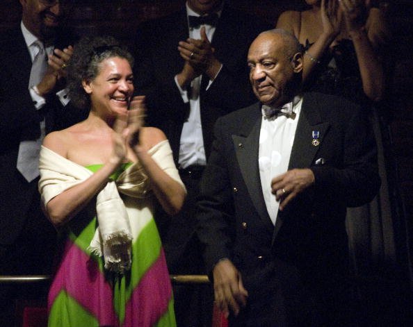 Bill Cosby, Ed.D. and daughter Erin Cosby (L) watch the Gala Concert before Cosby accepted the Marian Anderson Award April 6, 2010, at The Kimmel Center for the Performing Arts in Philadelphia, Pennsylvania. | Source: Getty Images.