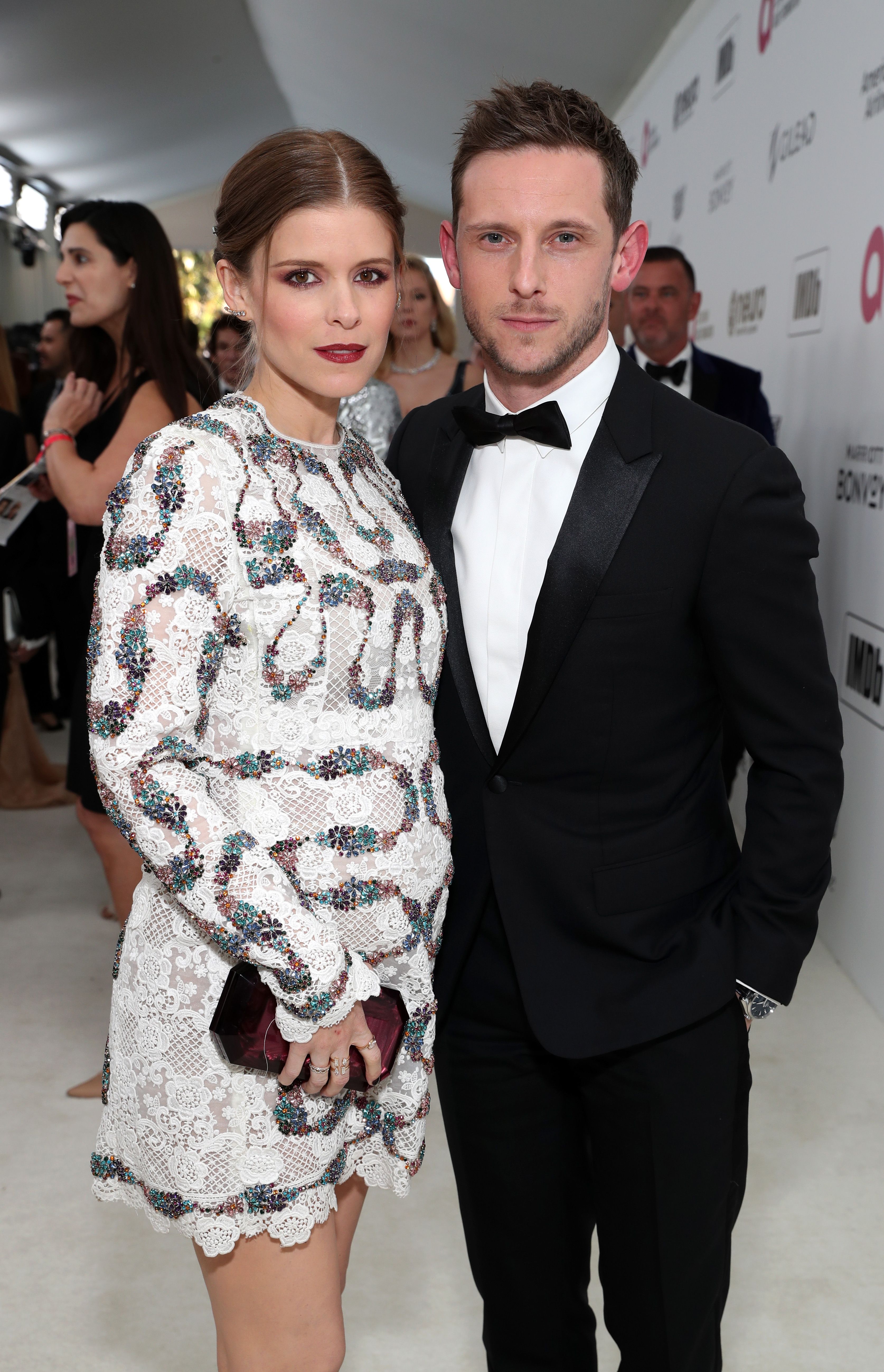  Kate Mara and Jamie Bell at the 27th annual Elton John AIDS Foundation Academy Awards Viewing Party sin February 2019 in West Hollywood, California | Source: Getty Images