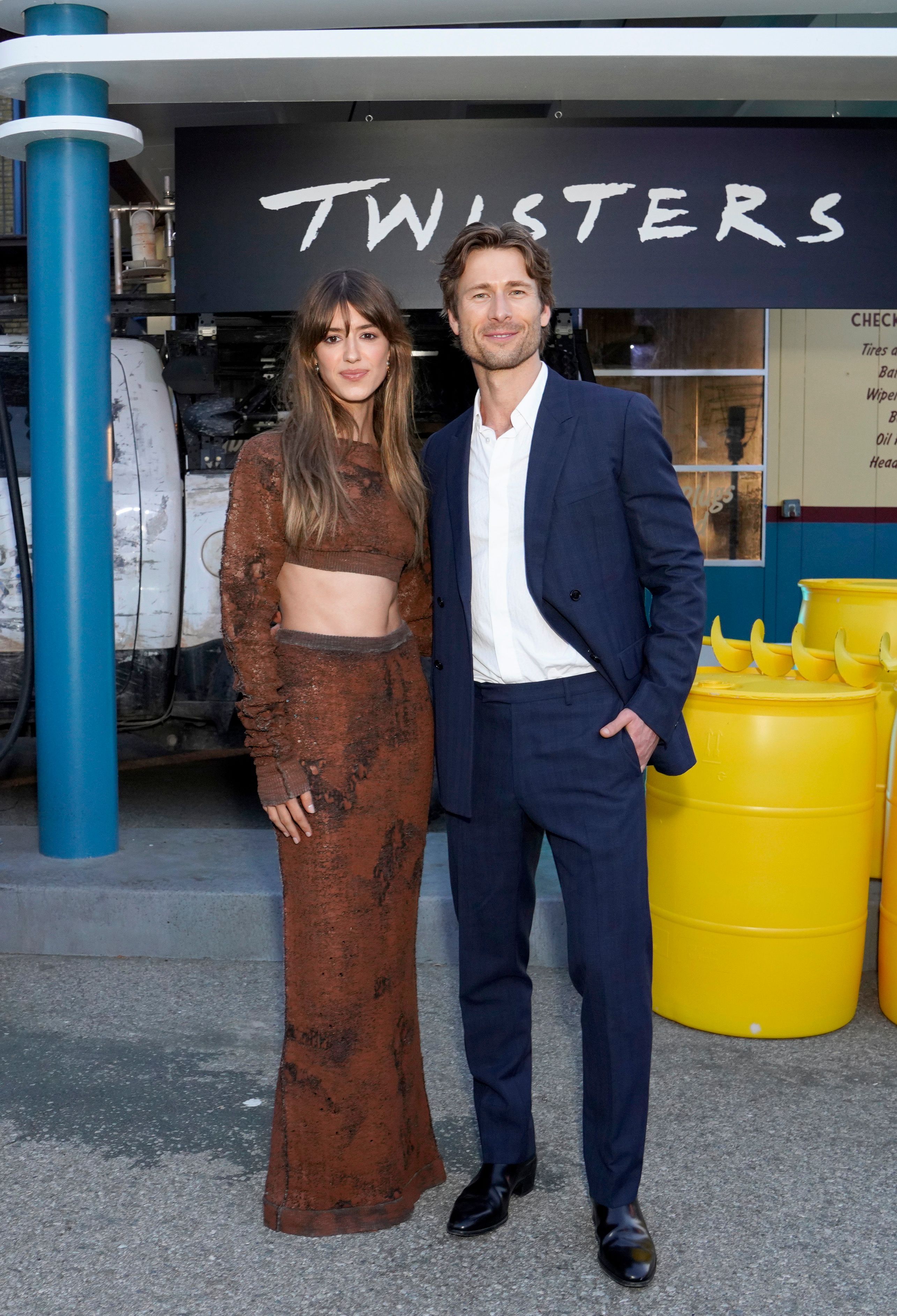 Daisy Edgar-Jones and Glen Powell attend Charlize Theron's Africa Outreach Project (CTAOP) Block Party at Universal Studios Backlot on July 13, 2024 in California | Source: Getty Images