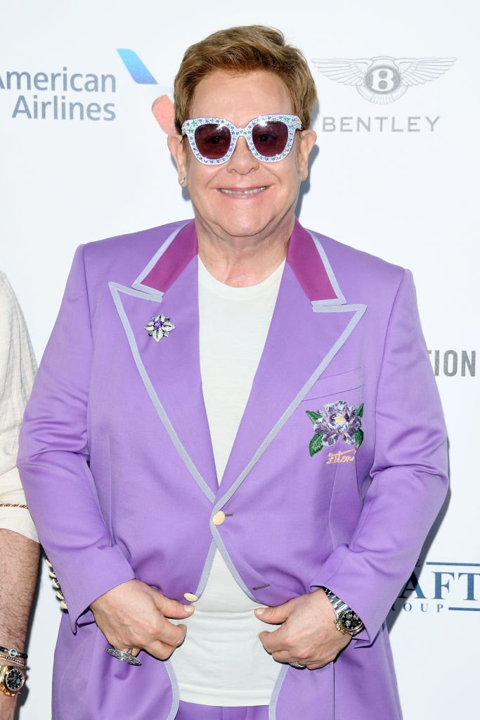 Sir Elton John attends the first “Midsummer Party” hosted by Elton John and David Furnish to raise funds for the Elton John Aids Foundation in Antibes, France | Photo: Getty Images