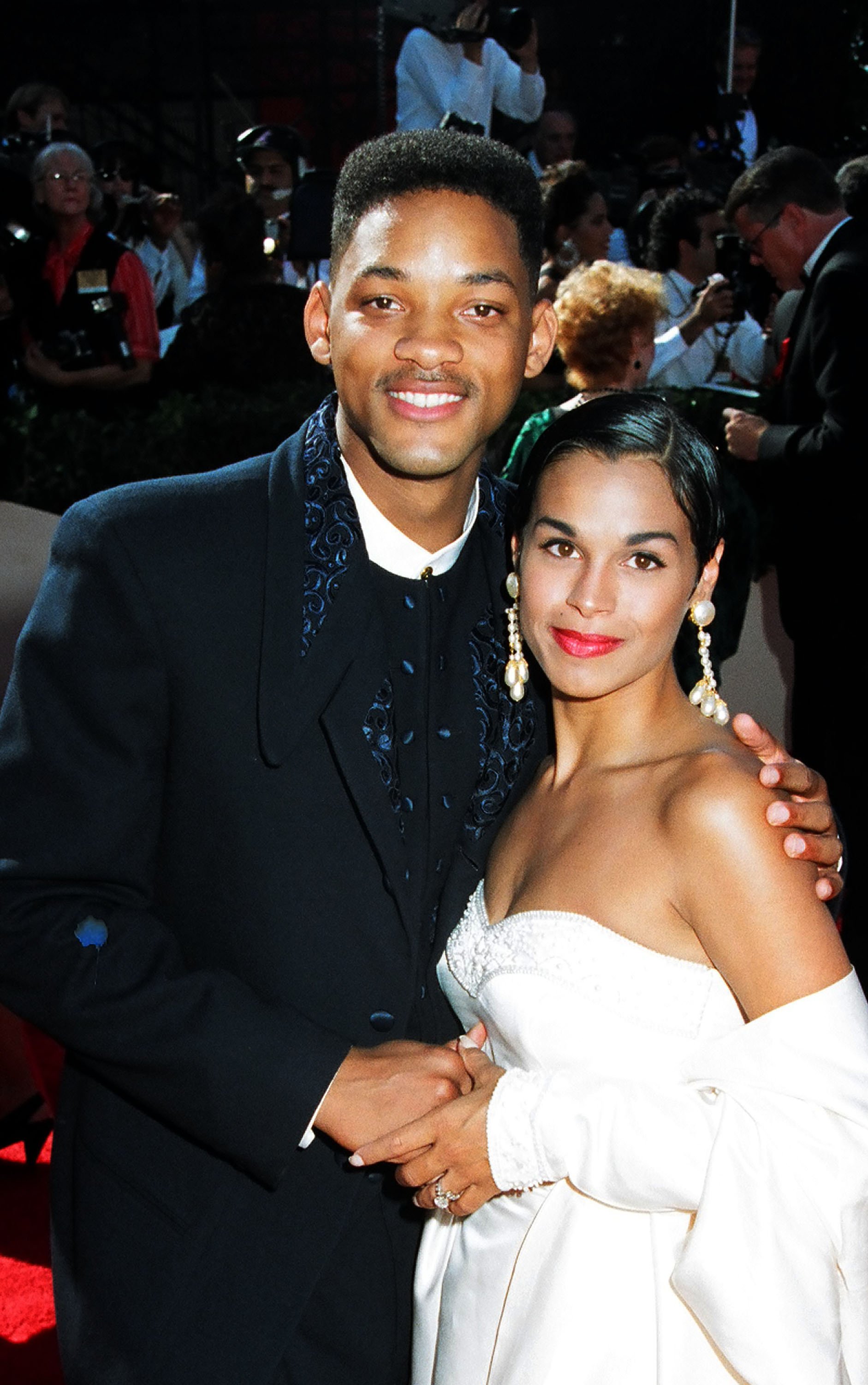 Will Smith and Sheree Zampino at the 1993 Emmy Awards Arrivals in Los Angeles, California. | Source: Getty Images