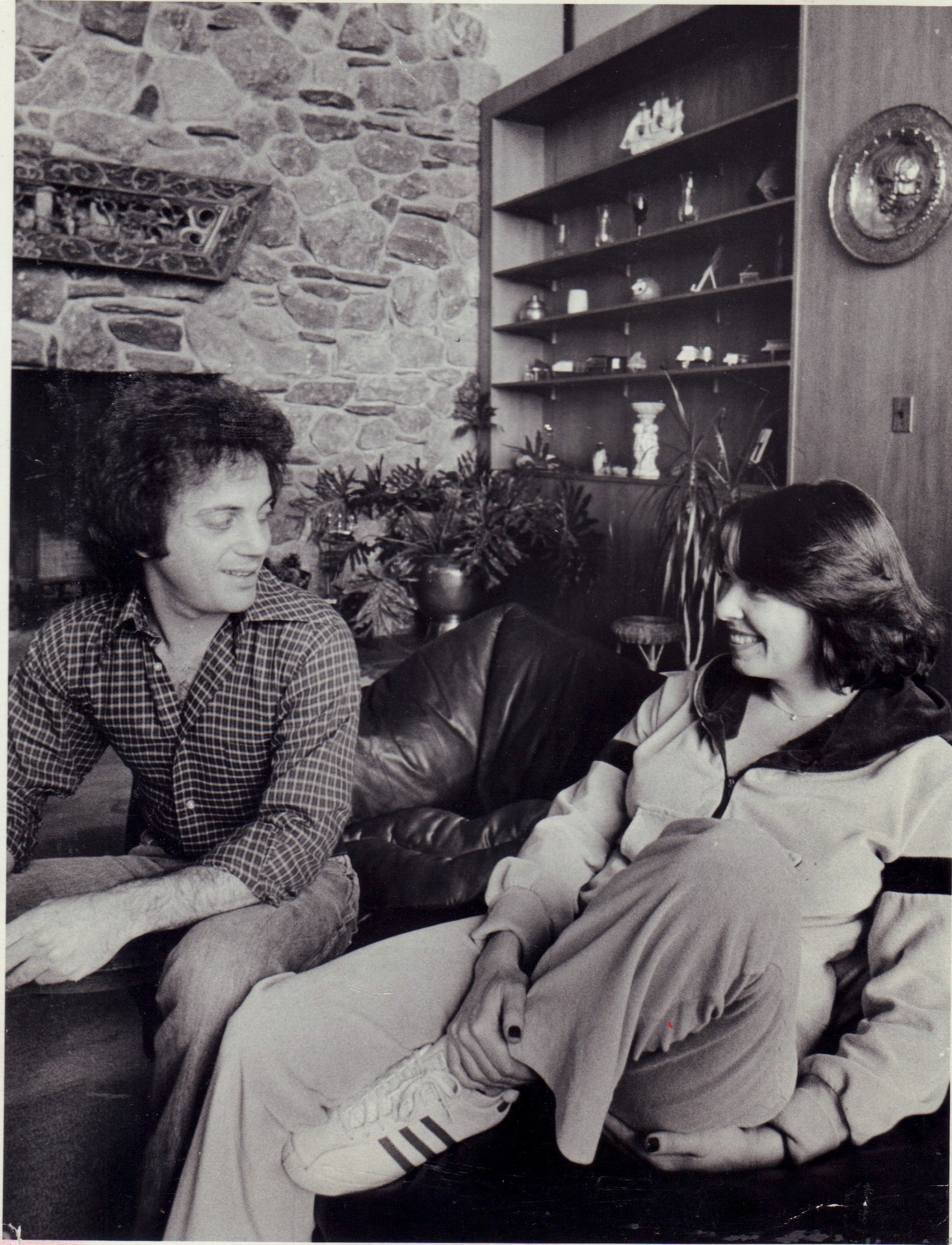 Billy Joel and his wife Elizabeth Weber photographed at their home in Cove Neck on December 20, 1978. / Source: Getty Images