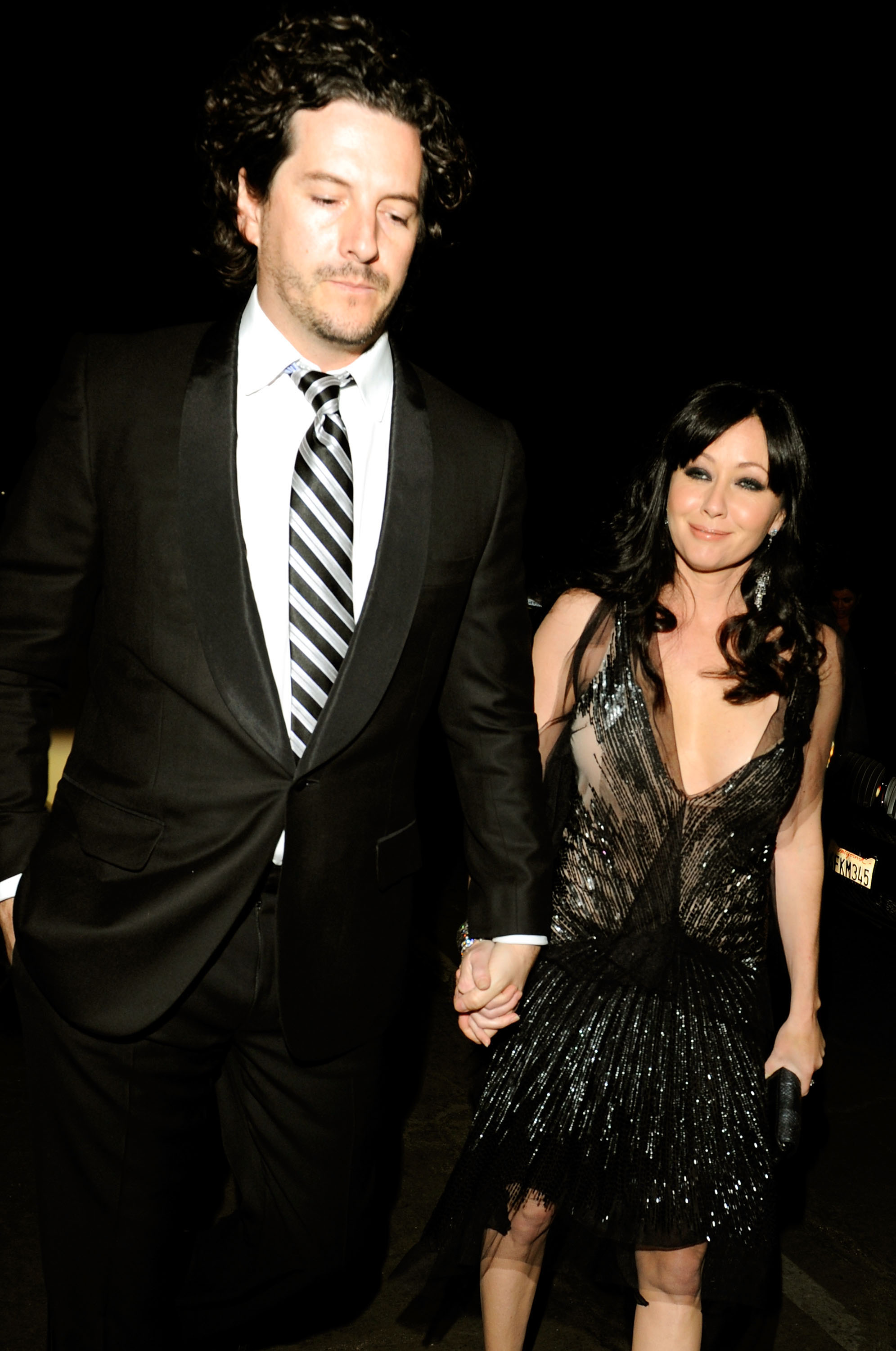 Kurt Iswarienko and Shannen Doherty at The Art of Elysium's 3rd Annual Black Tie Charity Gala in Beverly Hills, California on January 16, 2010 | Source: Getty Images