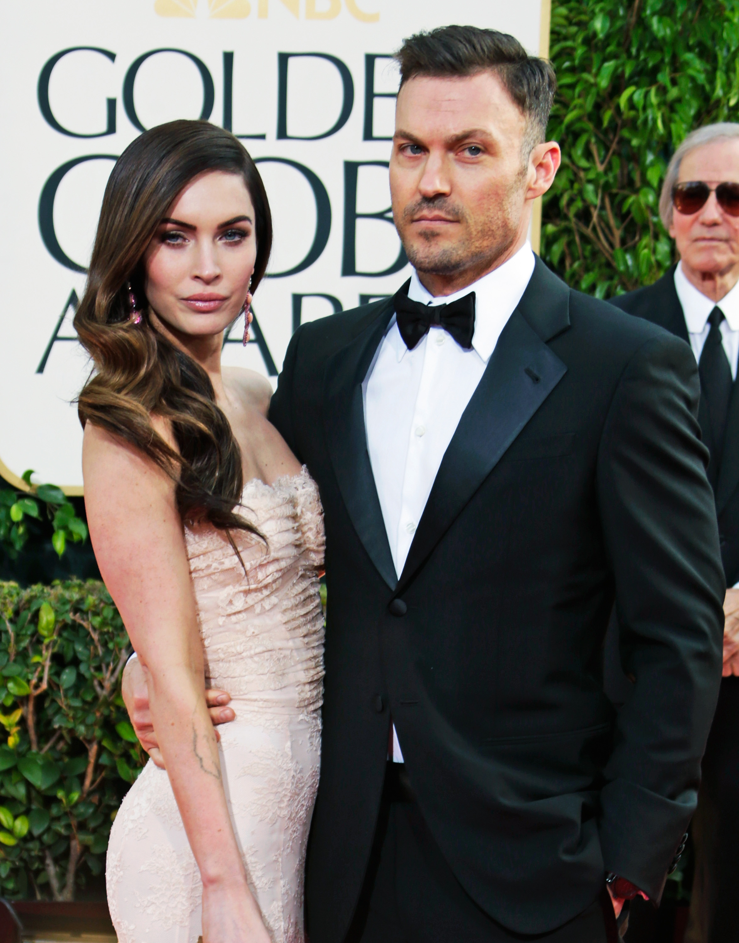 Actors Megan Fox and Brian Austin Green on January 13, 2013, in Beverly Hills, California. | Source: Getty Images