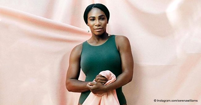Serena Williams flexes her muscles, shows off curves in figure-hugging swimsuit for Allure Magazine