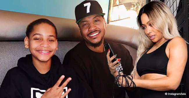 La La Anthony melts hearts with photo of Carmelo & their growing son Kiyan amid pregnancy rumors