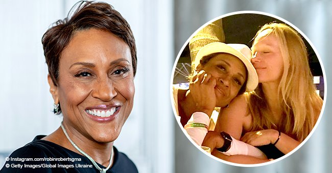 Openly gay Robin Roberts is all smiles in sweet photo with her rarely seen longtime partner