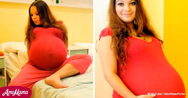 Mom with giant belly has ultrasound and it hits her with unexpected results 