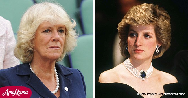 Camilla was seen wearing Princess Diana's wedding gift, which she cherished so much