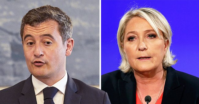 Marine Le Pen vs Gérald Darmanin.| Photo : Getty Images