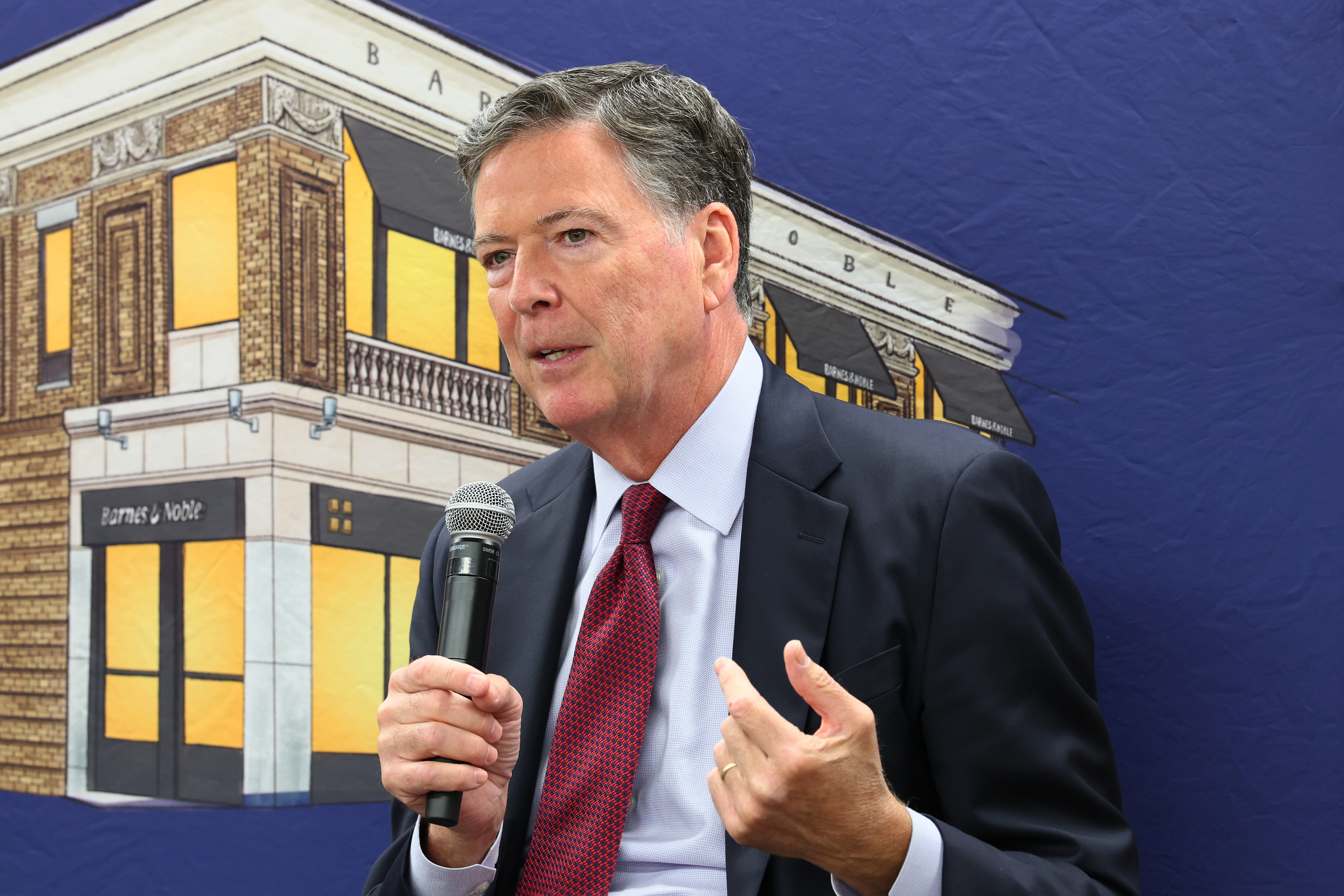 James Comey, former FBI Director, speaks at the Barnes & Noble Upper West Side on May 19, 2025 in New York City | Source: Getty Images