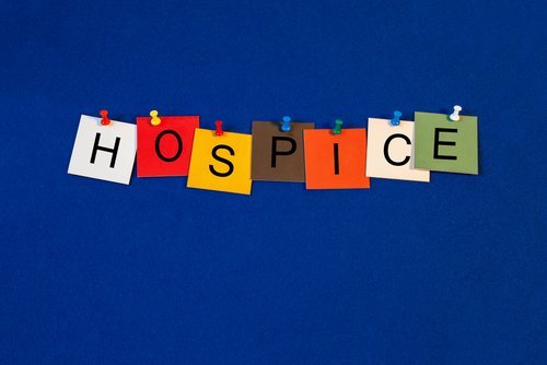 Hospice - sign for medical fitness and health care. | Source: Shutterstock.