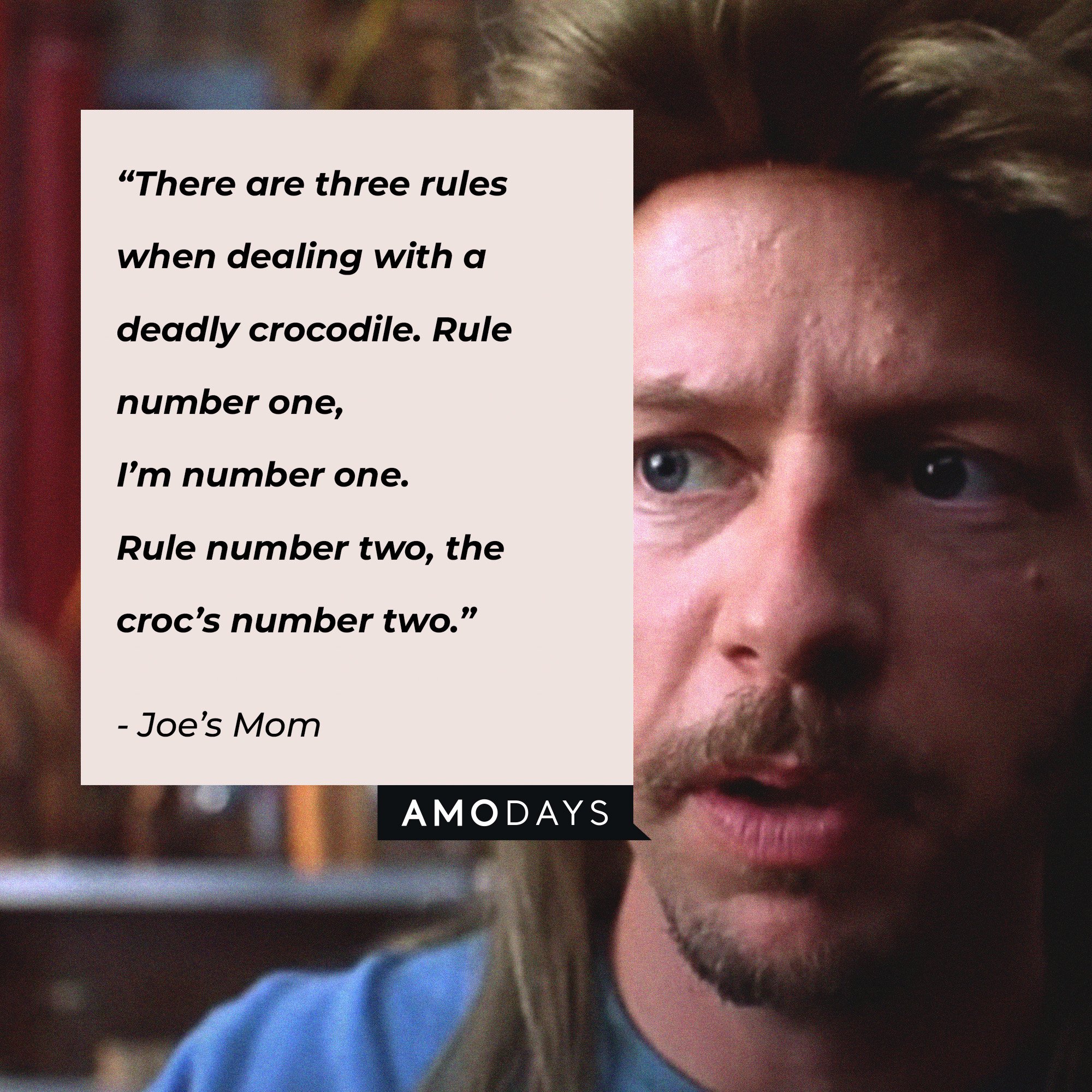 Joe Dirt's quote: “There are three rules when dealing with a deadly crocodile. Rule number one, I’m number one. Rule number two, the croc’s number two.” | Image: AmoDays