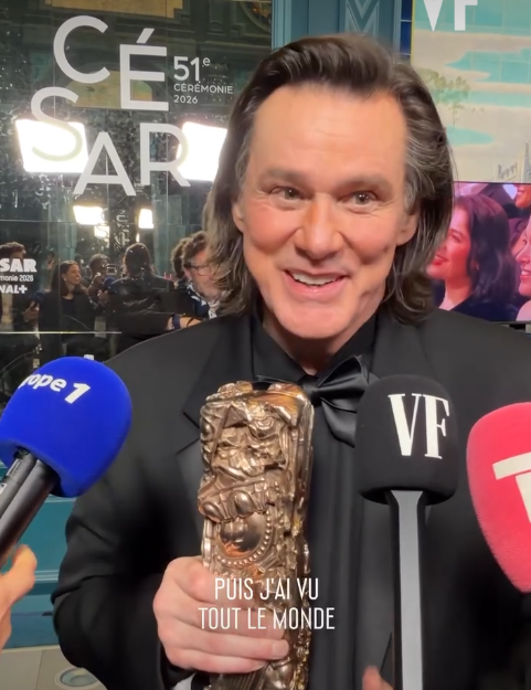 Jim Carrey as seen in a video posted on February 27, 2026 | Source: Instagram/vanityfairfrance