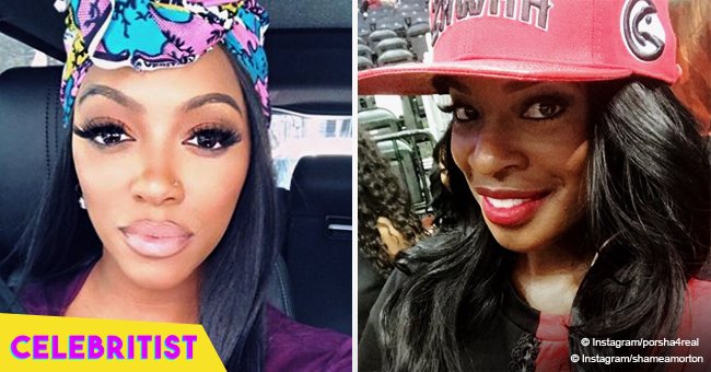 Porsha Williams and Shamea Morton flaunt their baby bumps in tight outfits in picture together