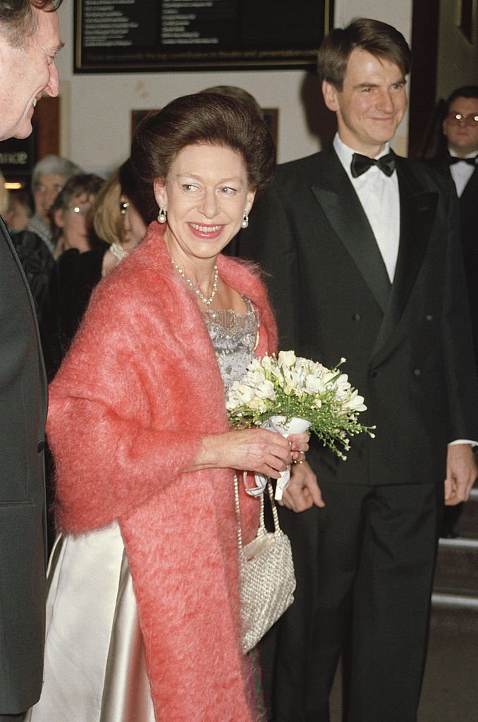 Princess Margaret at Sadler's Wells, on January 7, 1991. | Source: Getty Images.
