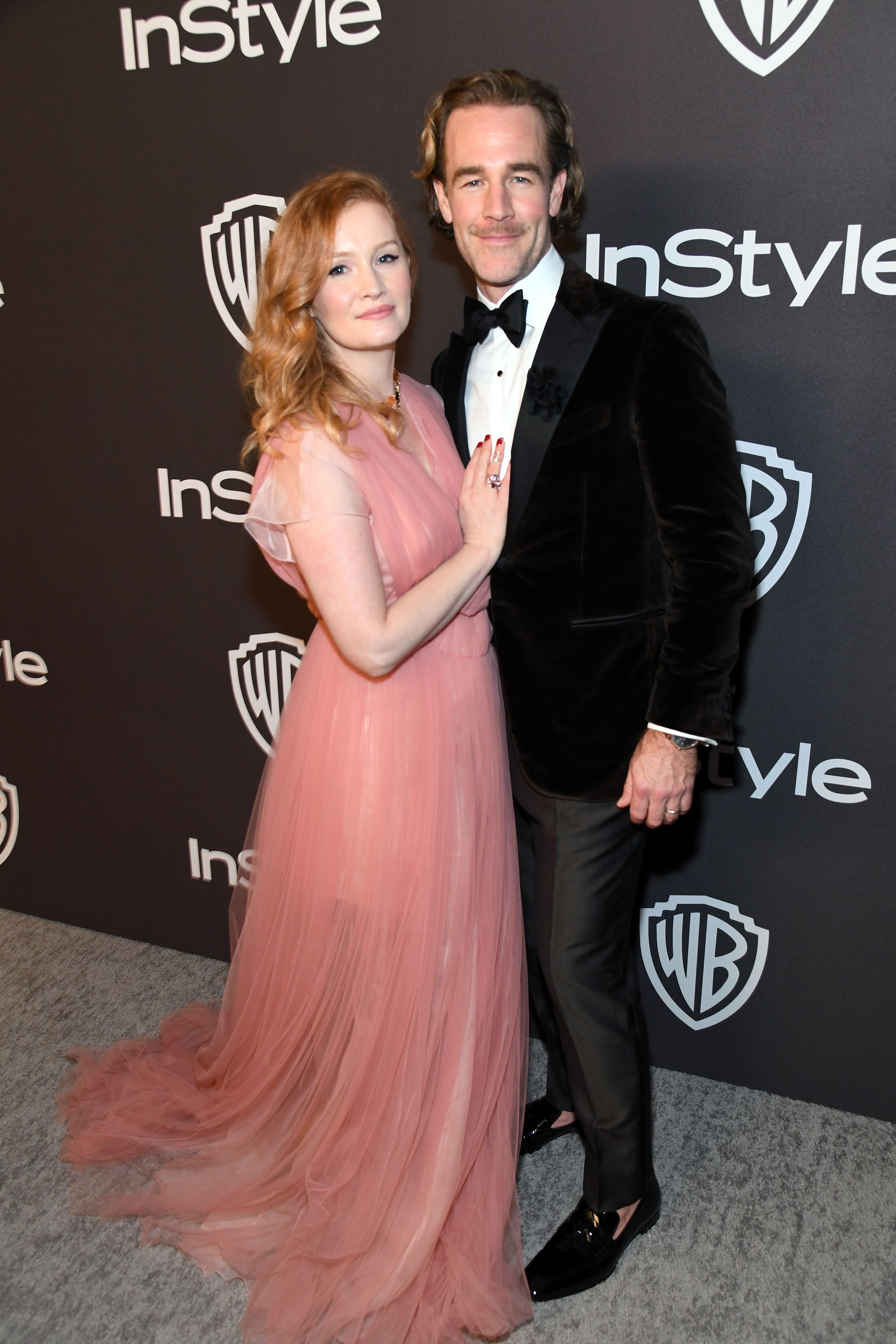 Kimberly Brook and James Van Der Beek at the 2019 InStyle and Warner Bros. 76th Annual Golden Globe Awards Post-Party on January 6, 2019 | Photo: Getty Images