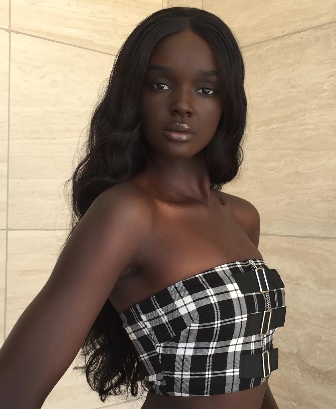 Nyadak "Duckie" Thot posing for a photo dated May 14, 2018 | Source: Instagram/duckiethot