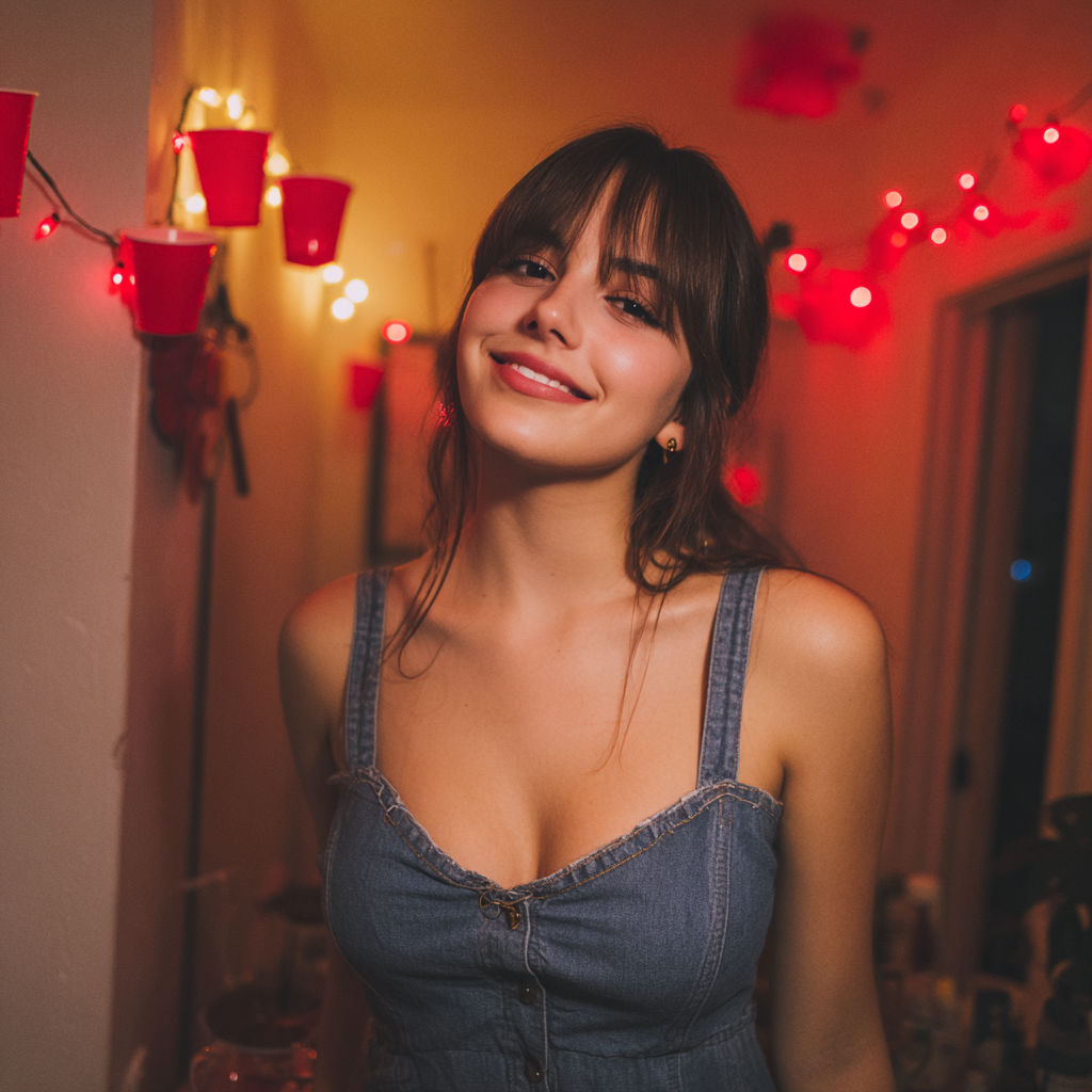 A smiling young woman | Source: Midjourney
