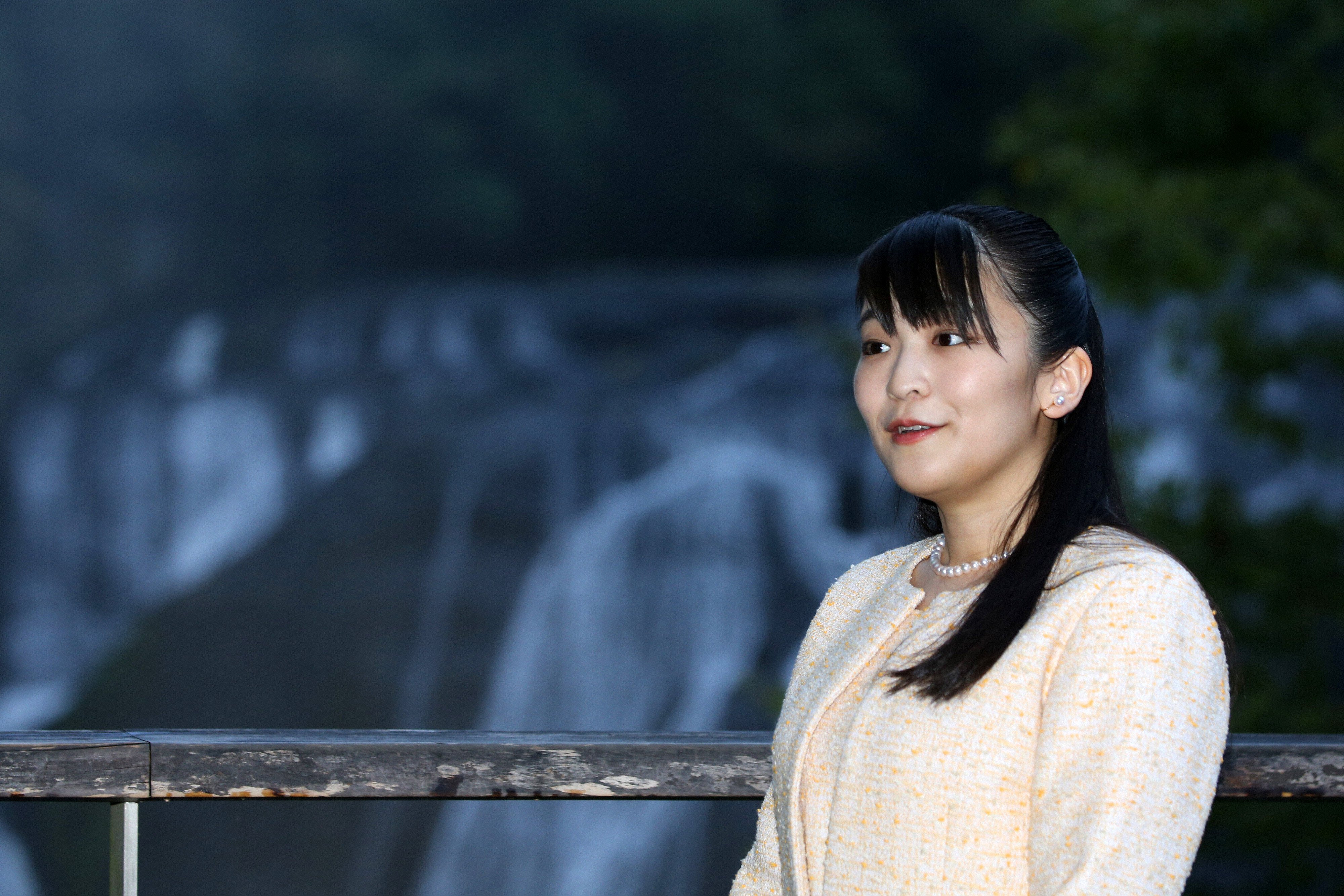 Princess Mako of Akishino visits the Fukuroda Falls on October 7, 2019 in Daigo, Ibaraki, Japan | Source: Getty Images