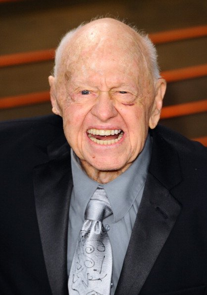 Mickey Rooney at the 2014 Vanity Fair Oscar Party on March 2, 2014 in West Hollywood, California | Photo: Getty Images