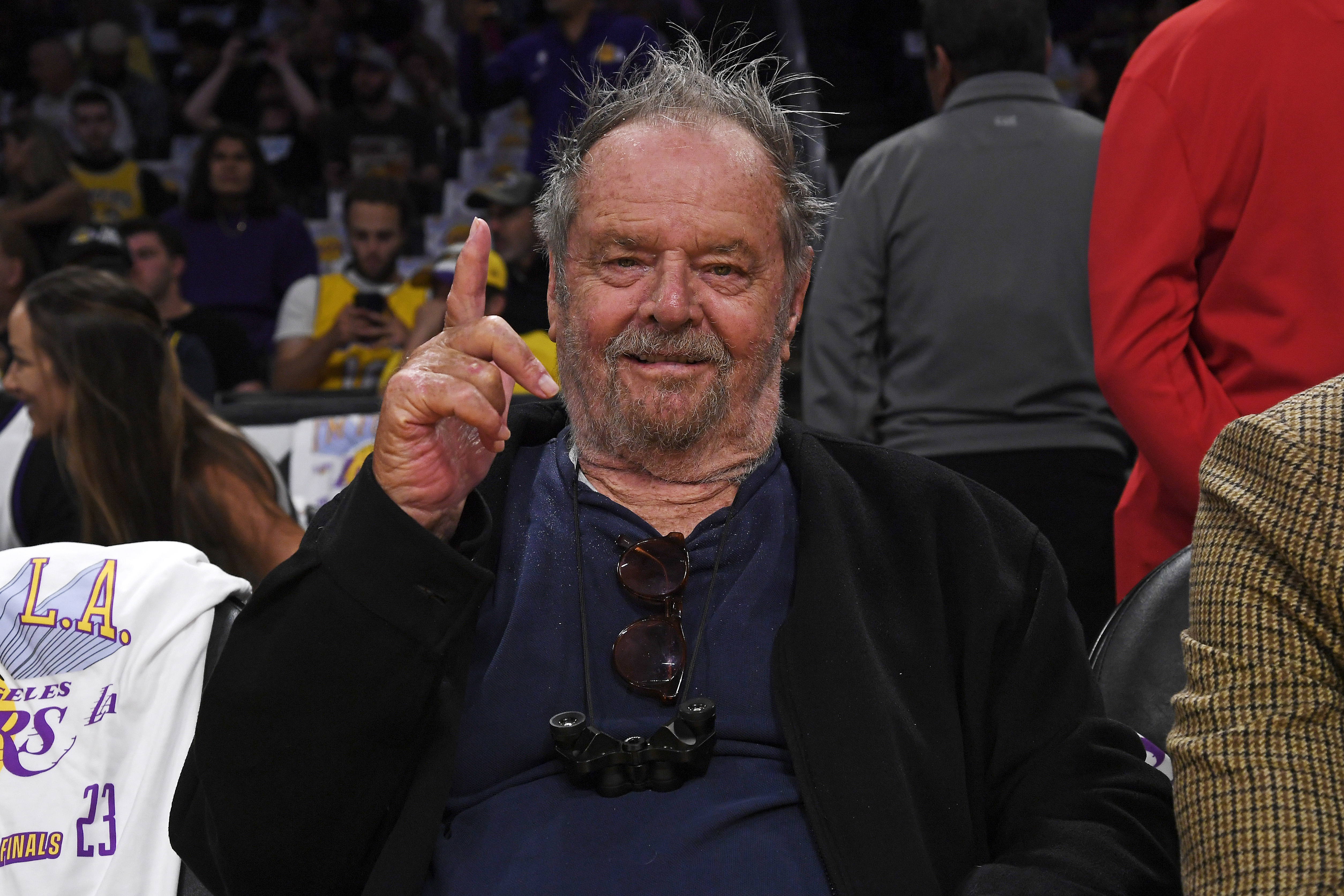 Jack Nicholson attends game three of the Western Conference Finals between the Los Angeles Lakers and the Denver Nuggets at Crypto.com Arena on May 20, 2023 in California | Source: Getty Images